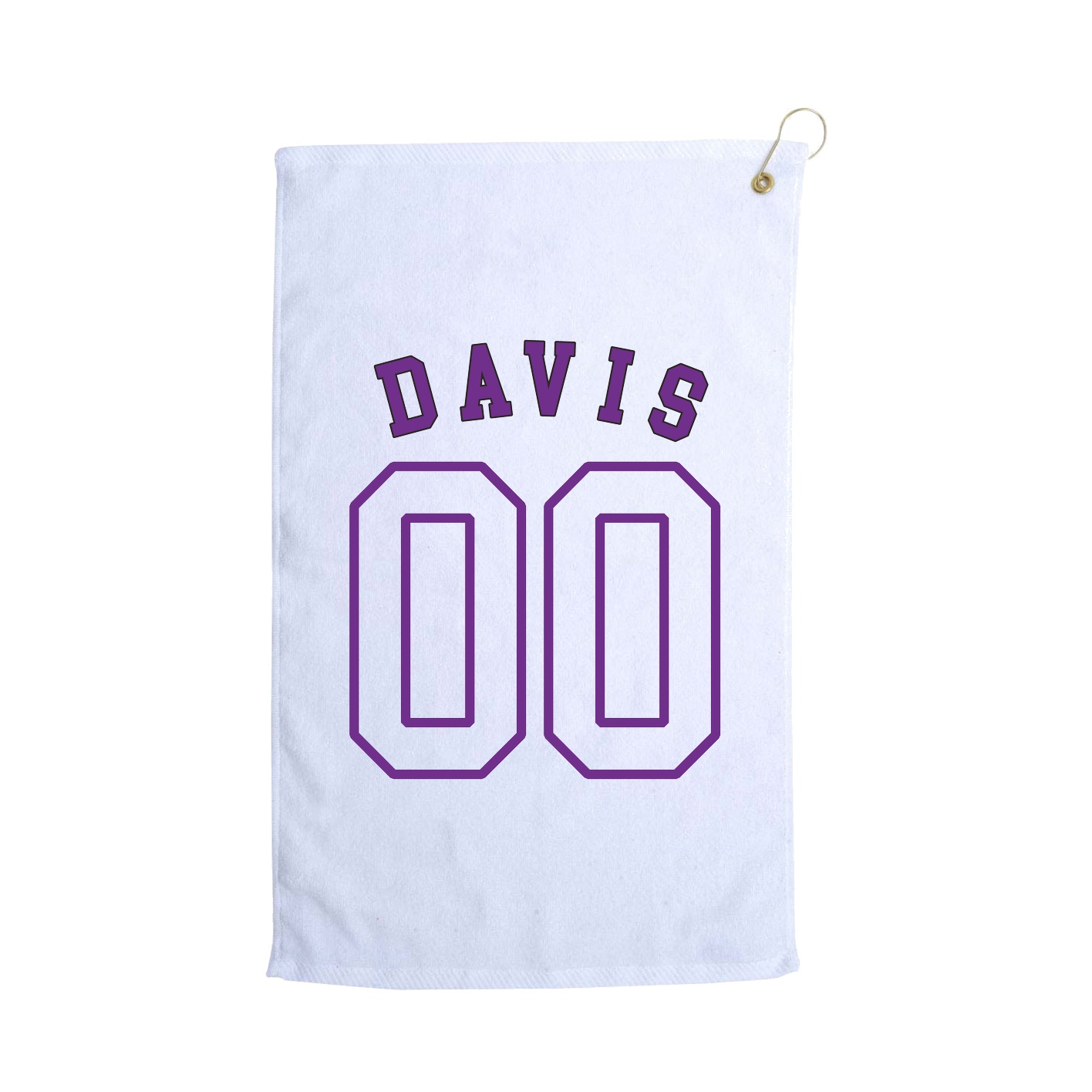 Golf Towel — Shirsey Arch in White