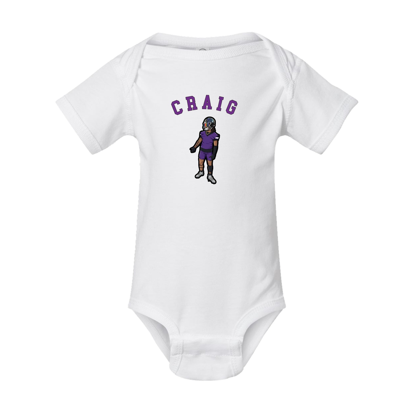 Baby Onesie — Shirsey Arch in White