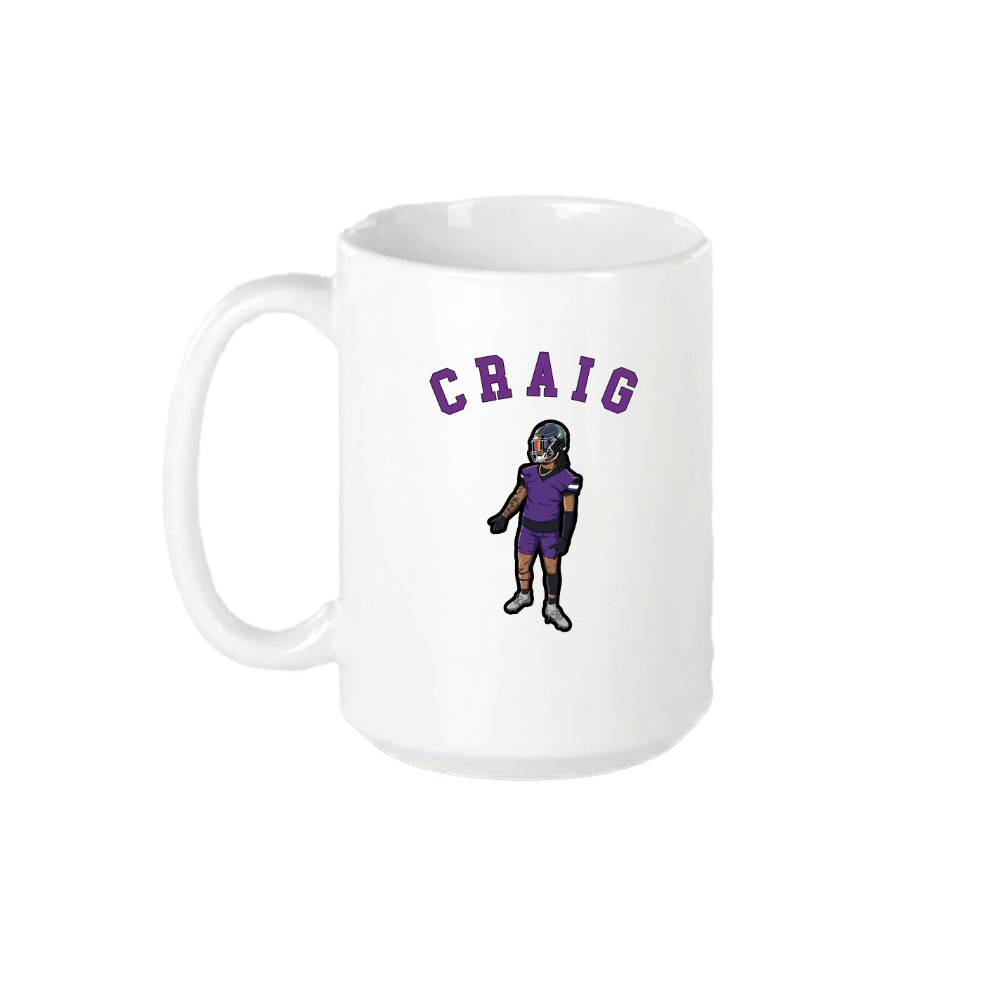 15oz Coffee Mug — Shirsey Arch in White