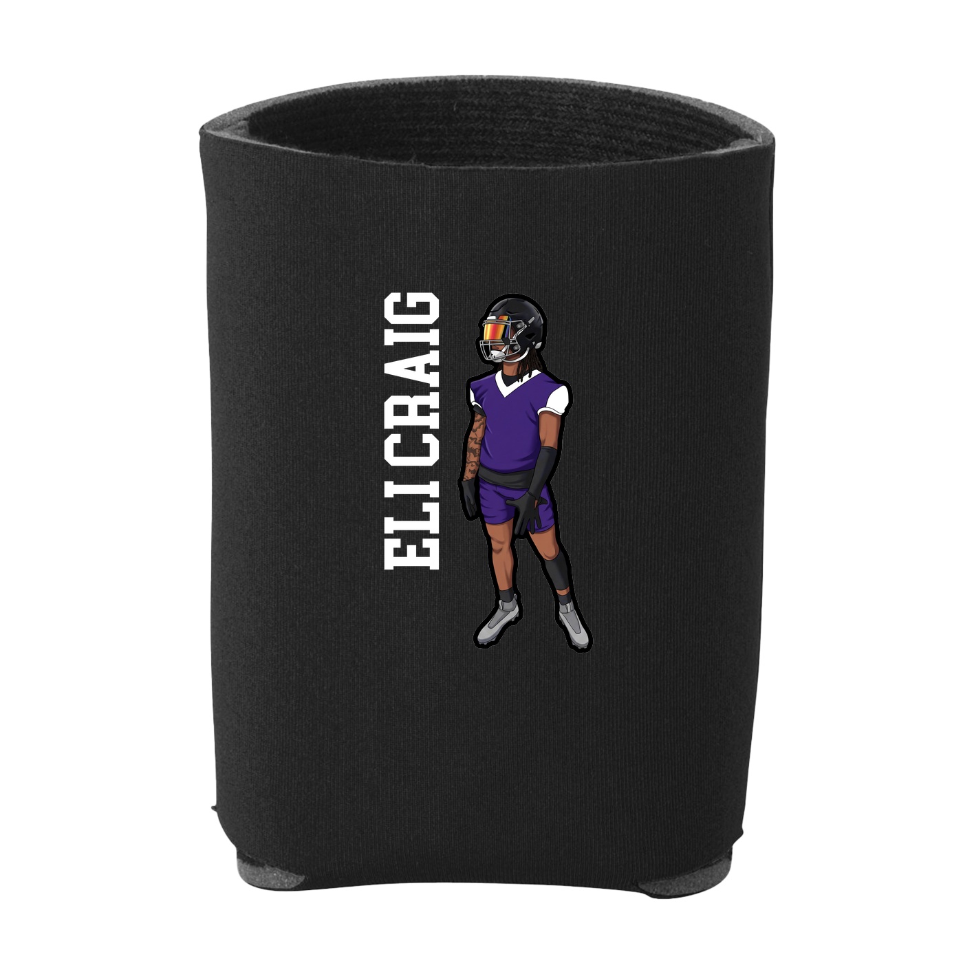 Can Holder — Name Vertical in Black