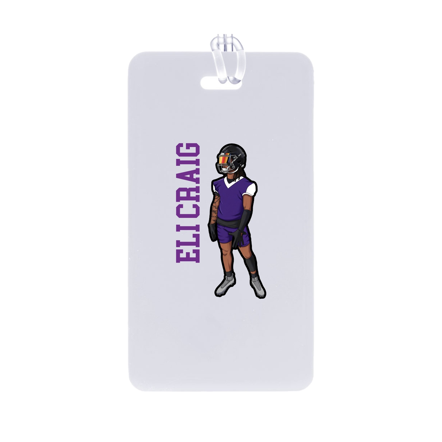 Bag Tag — Name Vertical in Classic