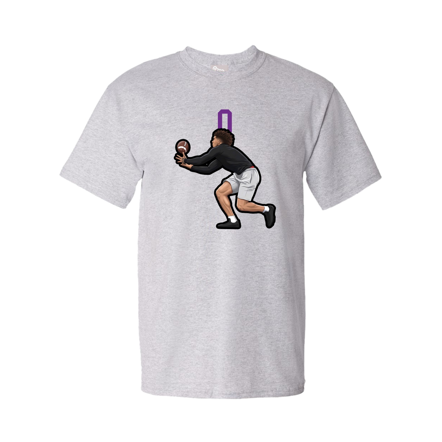 Tee — Number Top in Grey
