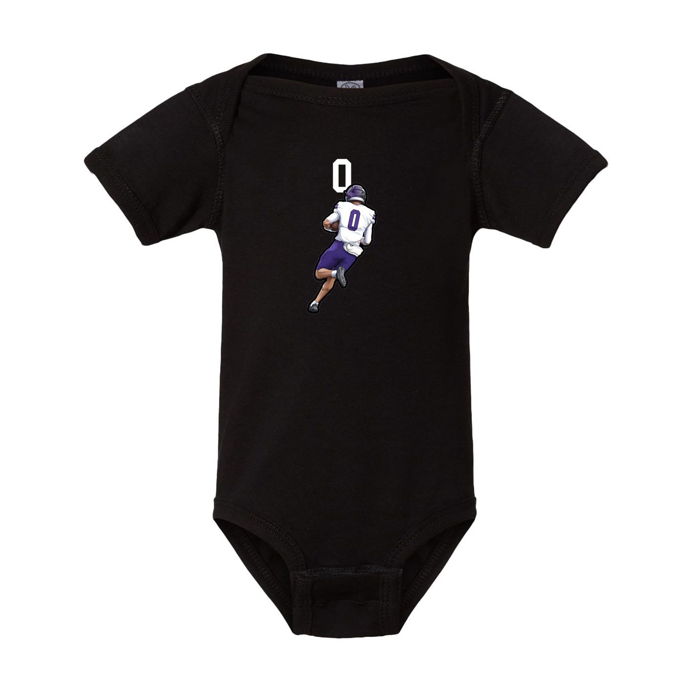 Baby Onesie — Number Top in Black