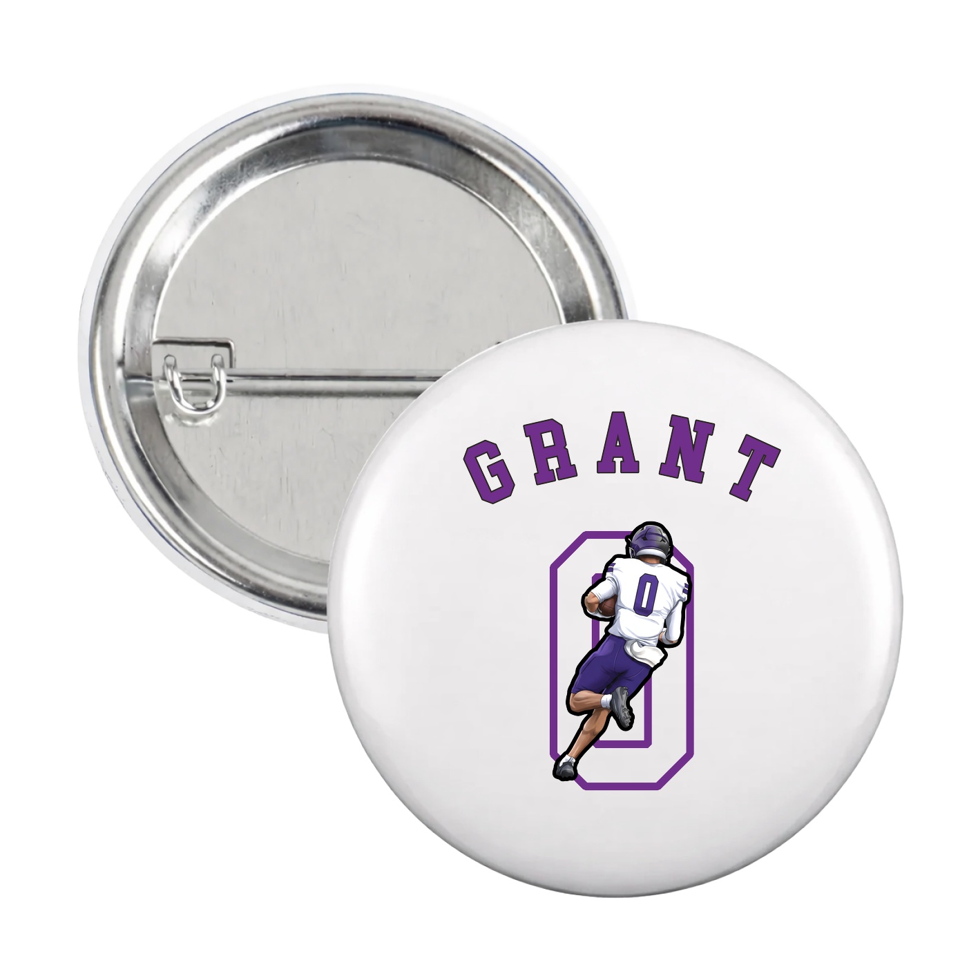 Game Day Button — Shirsey Arch in White