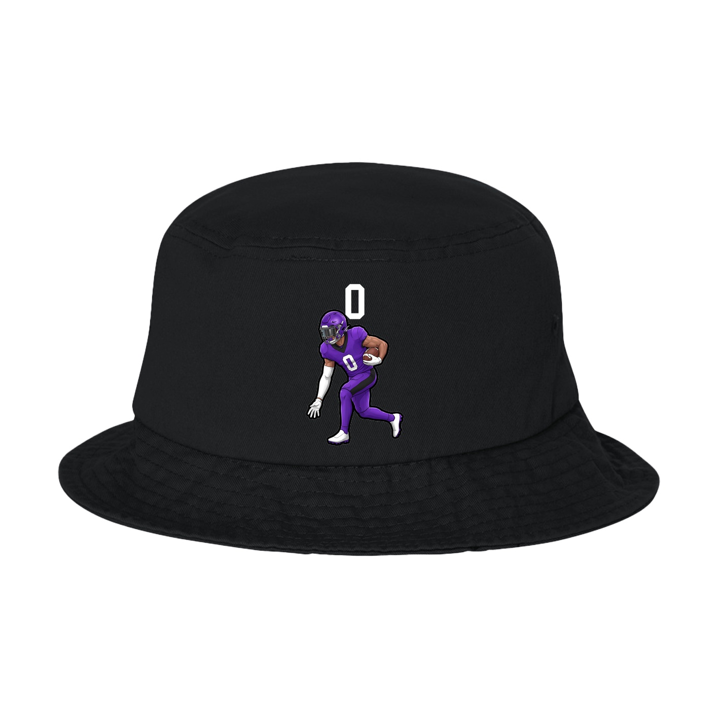Bucket Cap — Number Top in Black