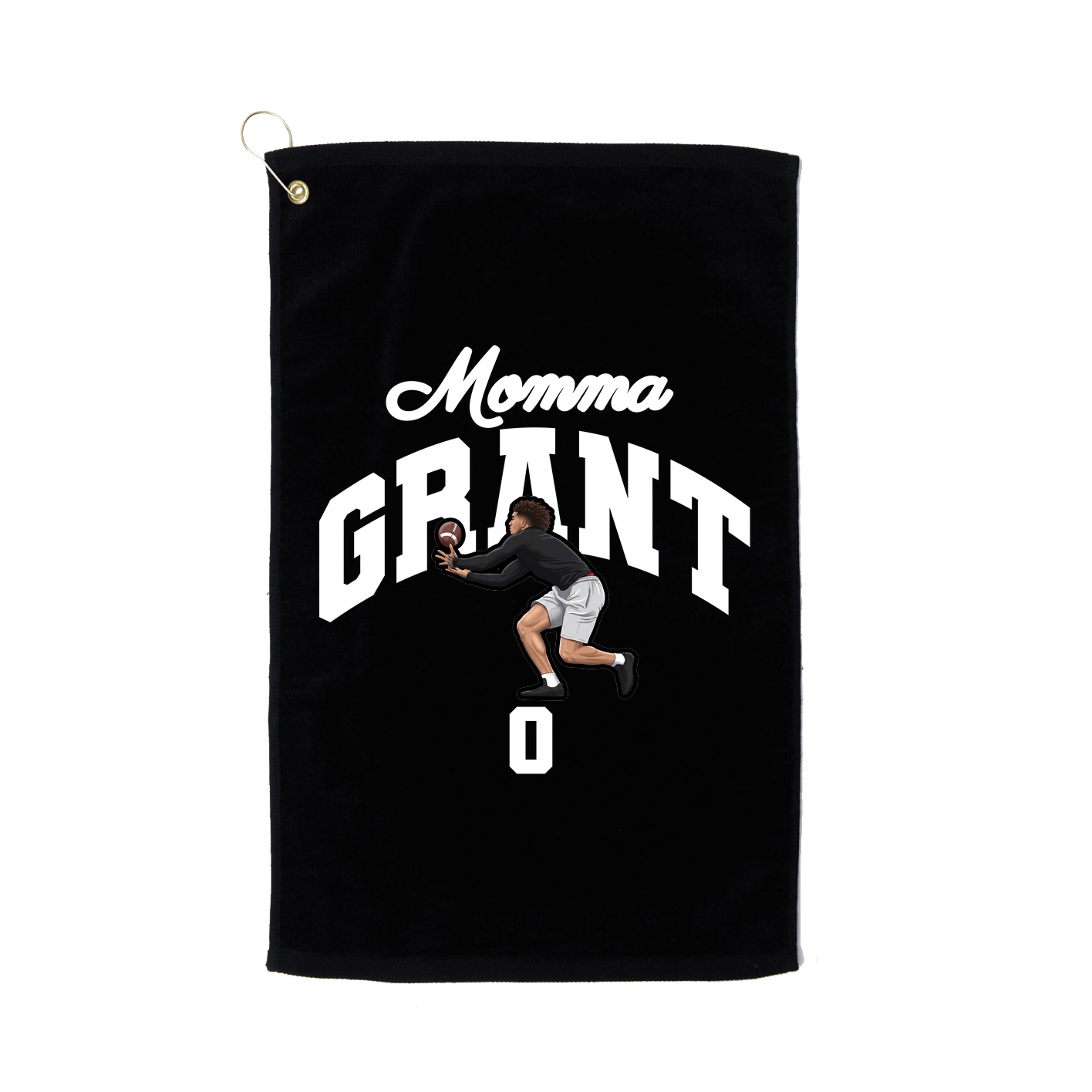 Golf Towel — Mothers Day Arch in Black