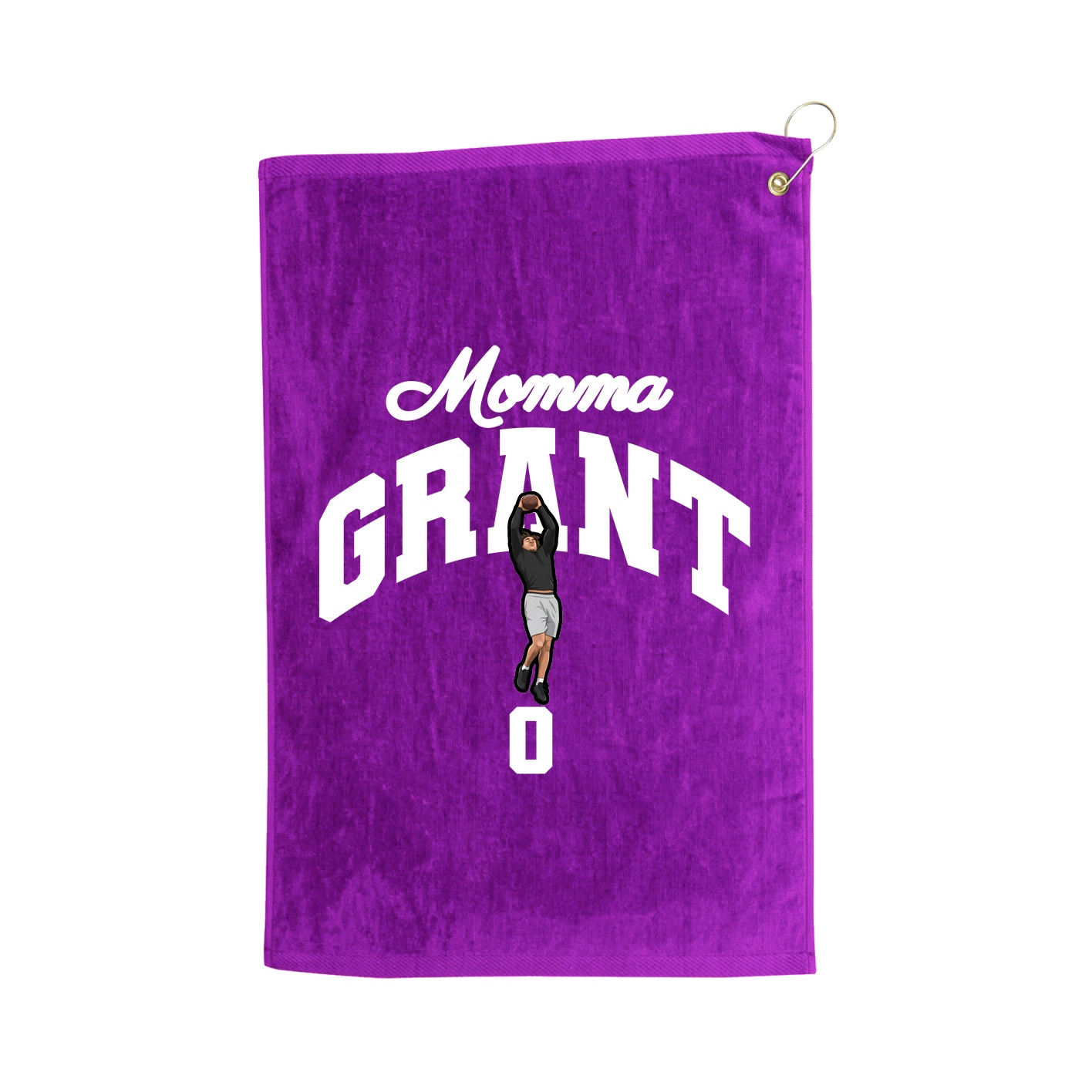 Golf Towel — Mothers Day Arch in Purple