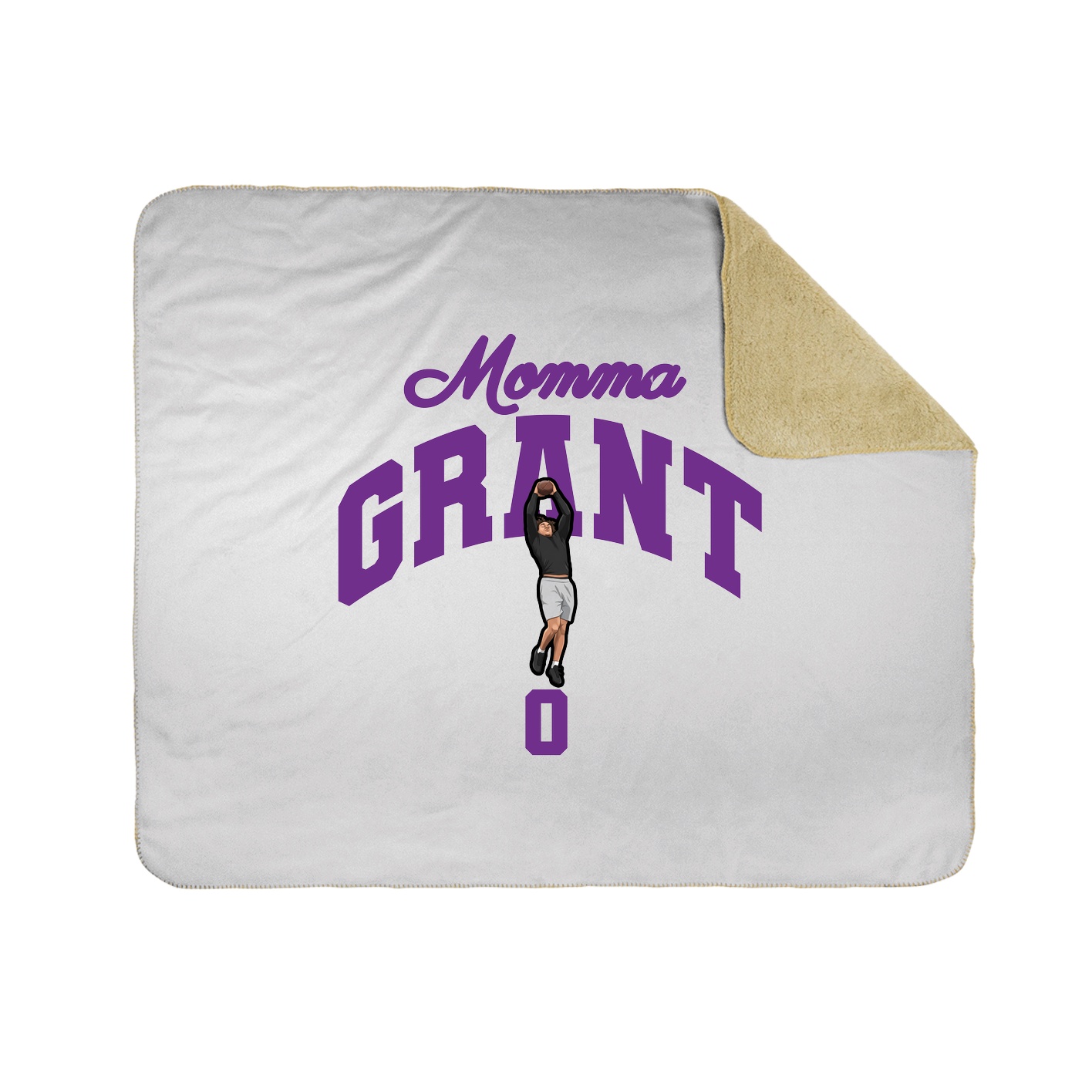 Throw Blanket — Mothers Day Arch in White