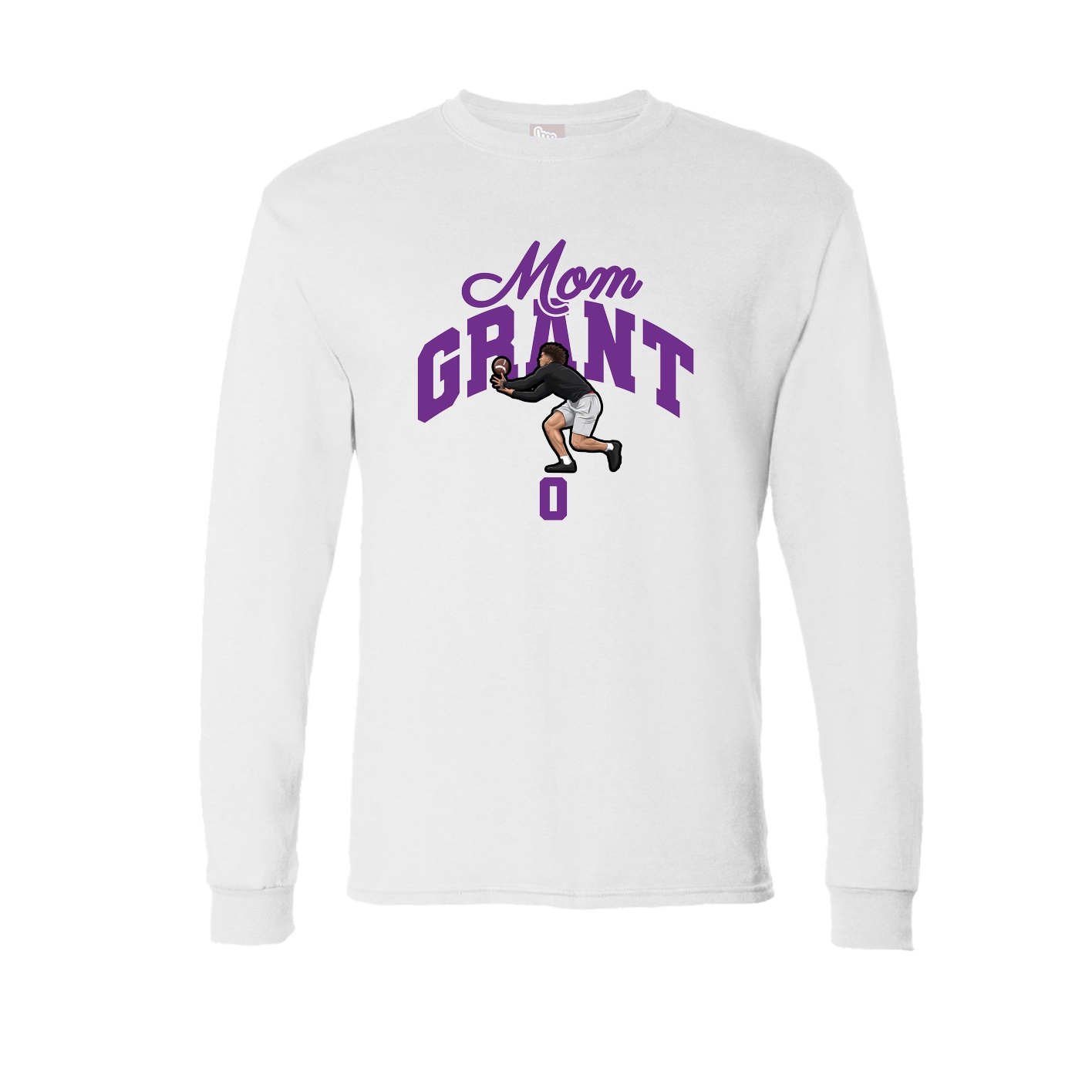 Long Sleeve Tee — Mothers Day Arch in White