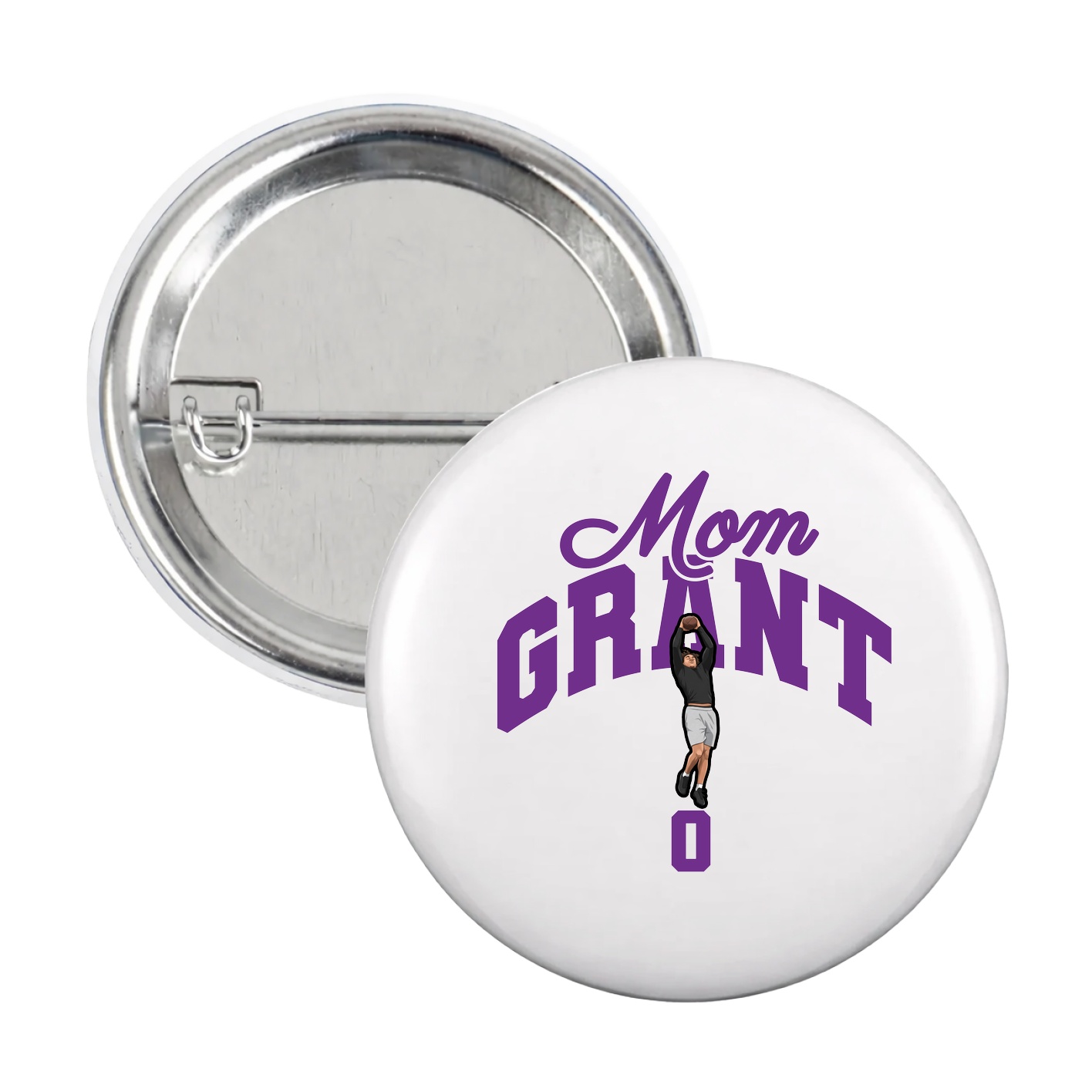 Game Day Button — Mothers Day Arch in White