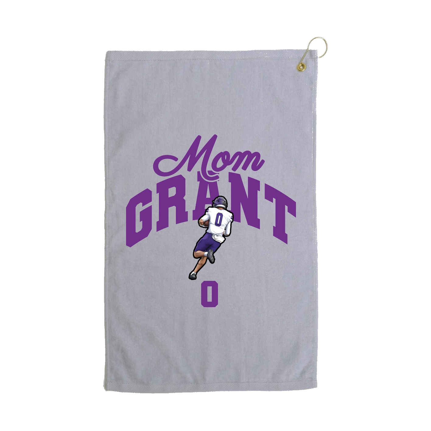 Golf Towel — Mothers Day Arch in Grey