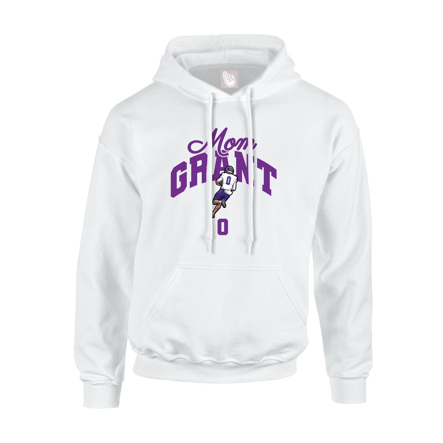 Youth Hoodie — Mothers Day Arch in White