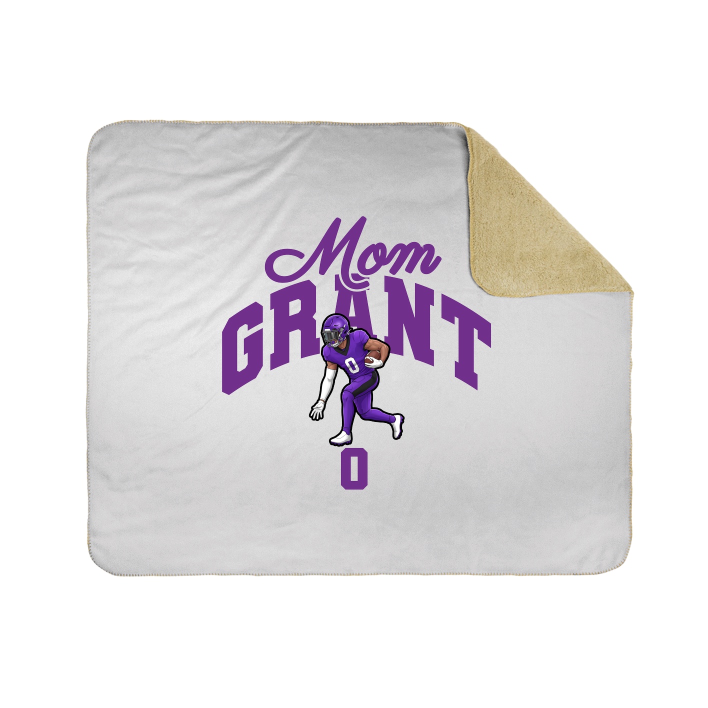 Throw Blanket — Mothers Day Arch in White