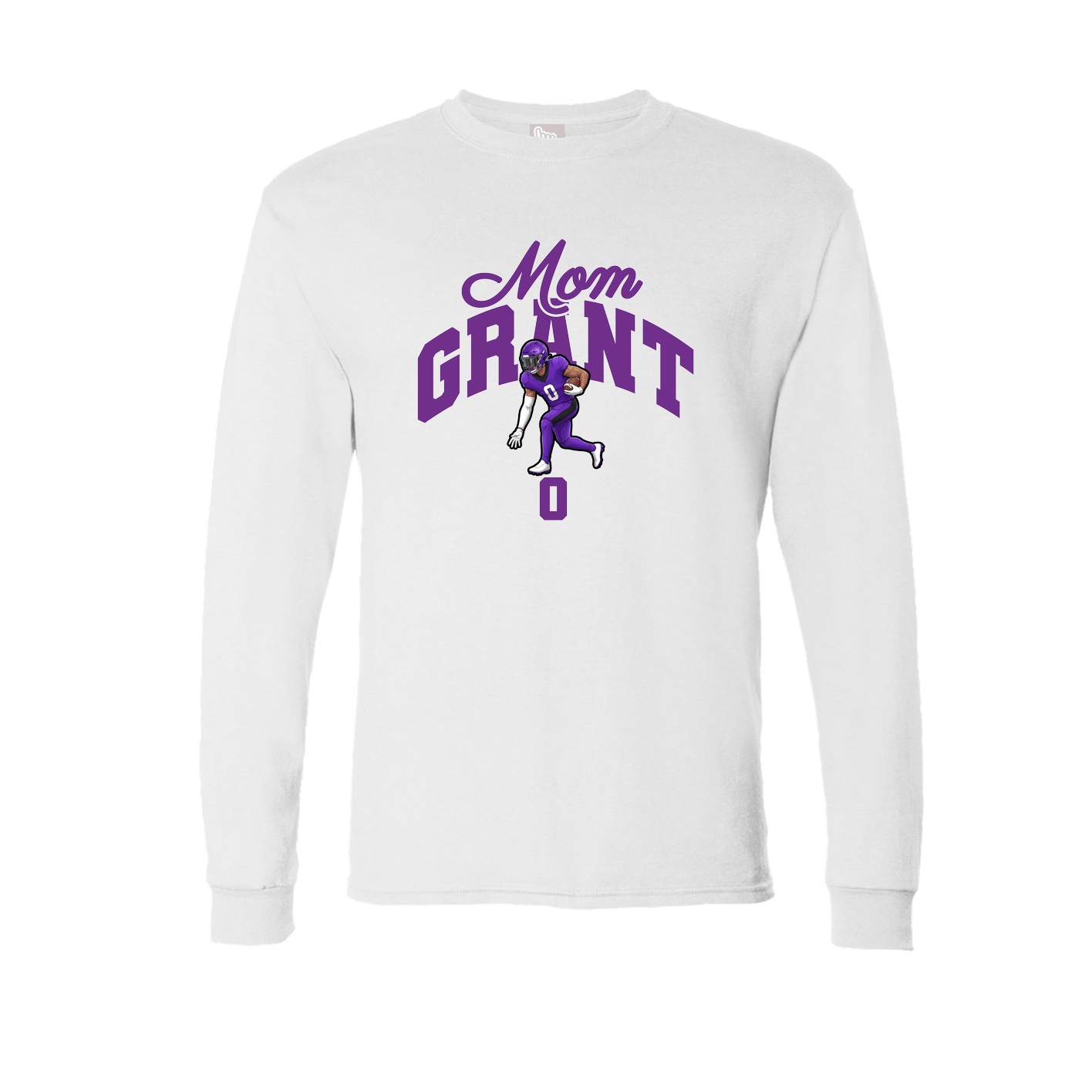 Long Sleeve Tee — Mothers Day Arch in White