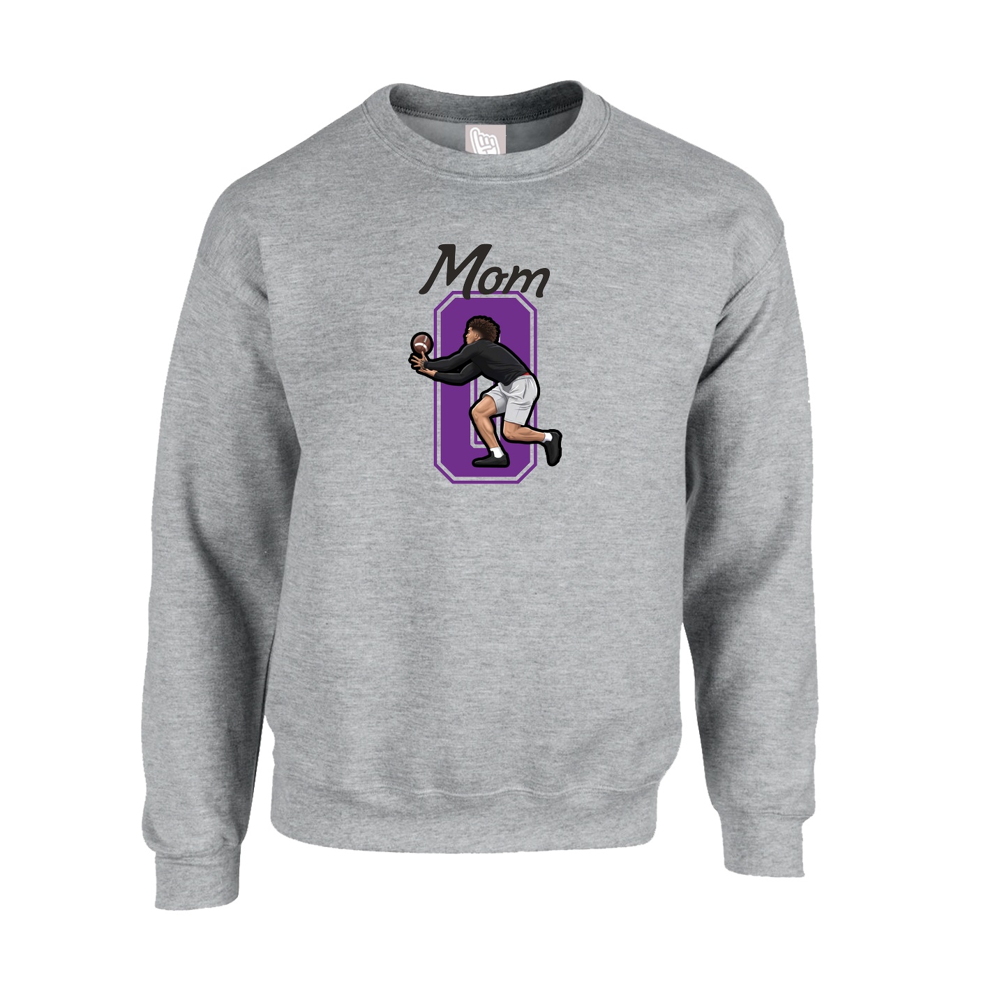 Fleece Crew — Mothers Day Shirsey in Grey
