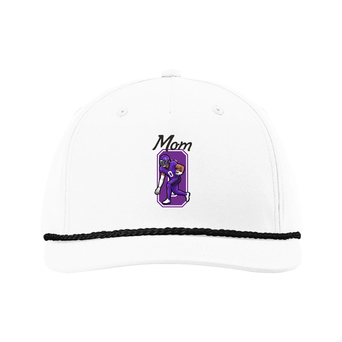 Five-Panel Classic Rope Cap — Mothers Day Shirsey in White