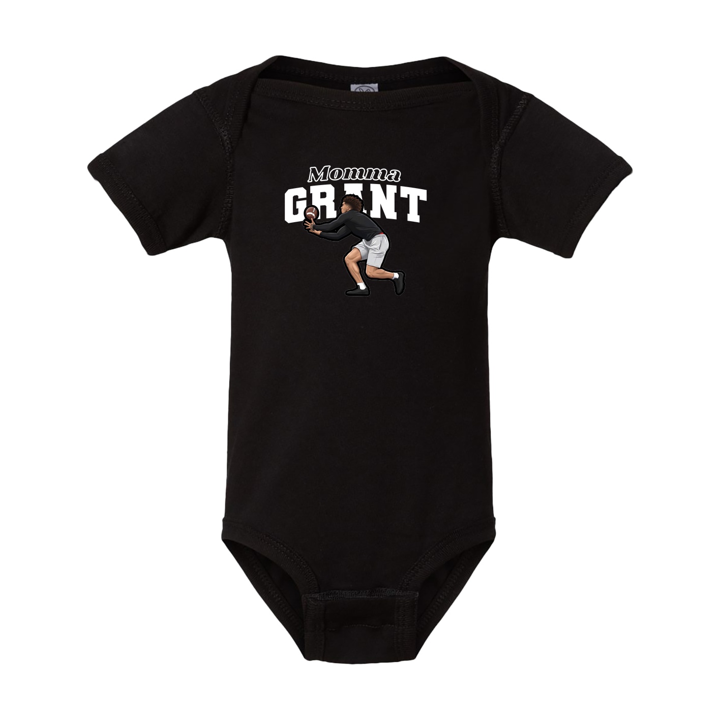 Baby Onesie — Mothers Day Block in Black