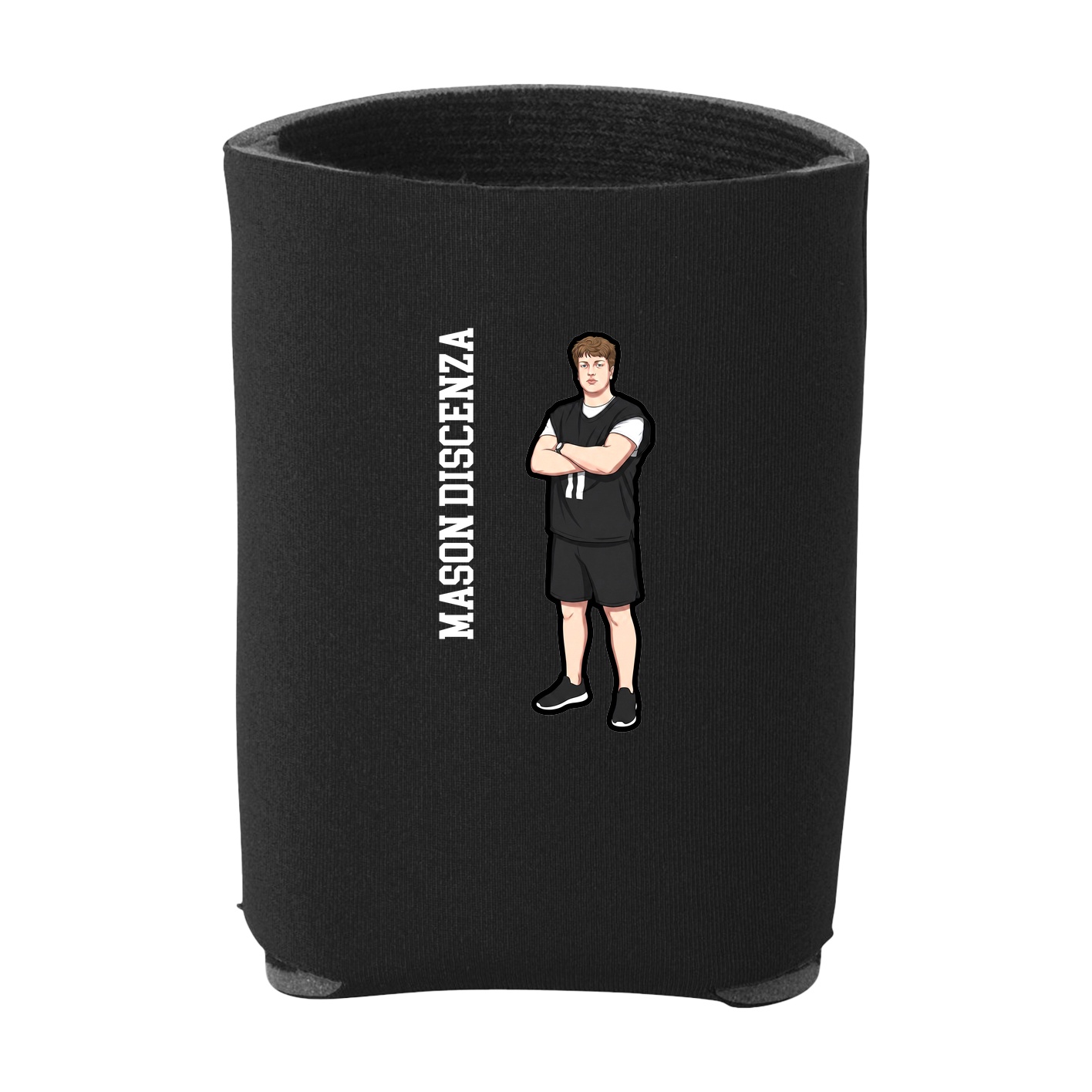 Can Holder — Name Vertical in Black
