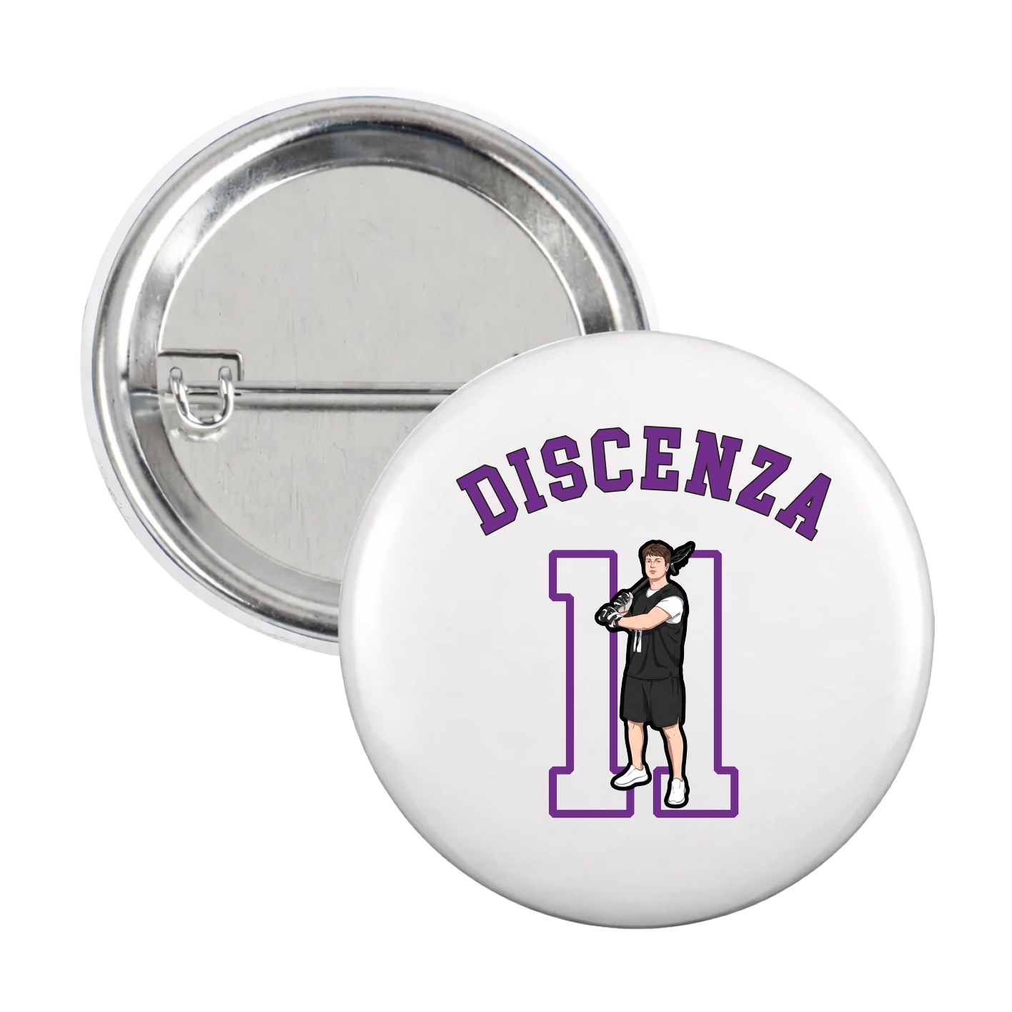 Game Day Button — Shirsey Arch in White