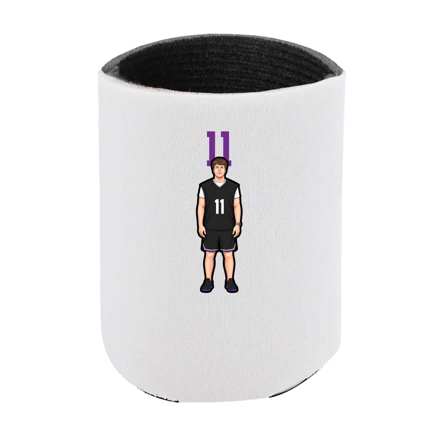 Can Holder — Number Top in White
