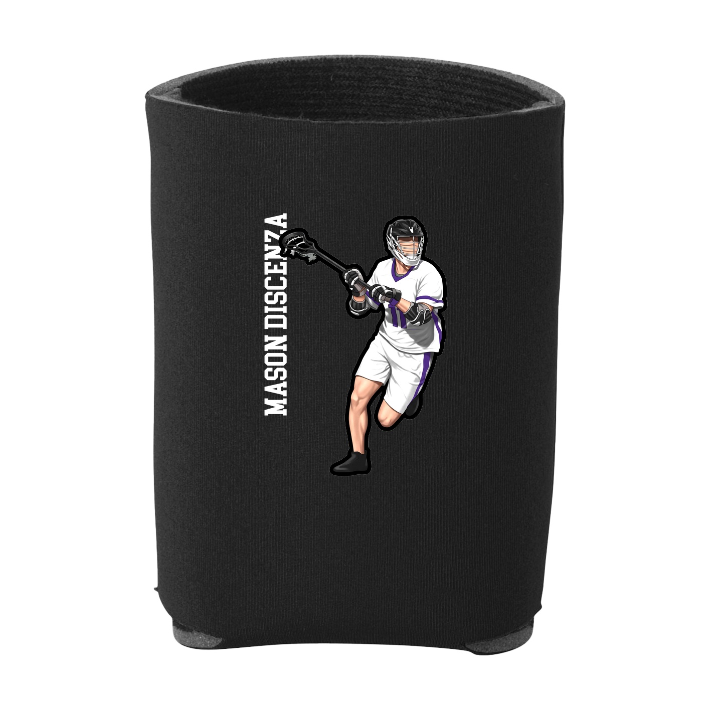 Can Holder — Name Vertical in Black