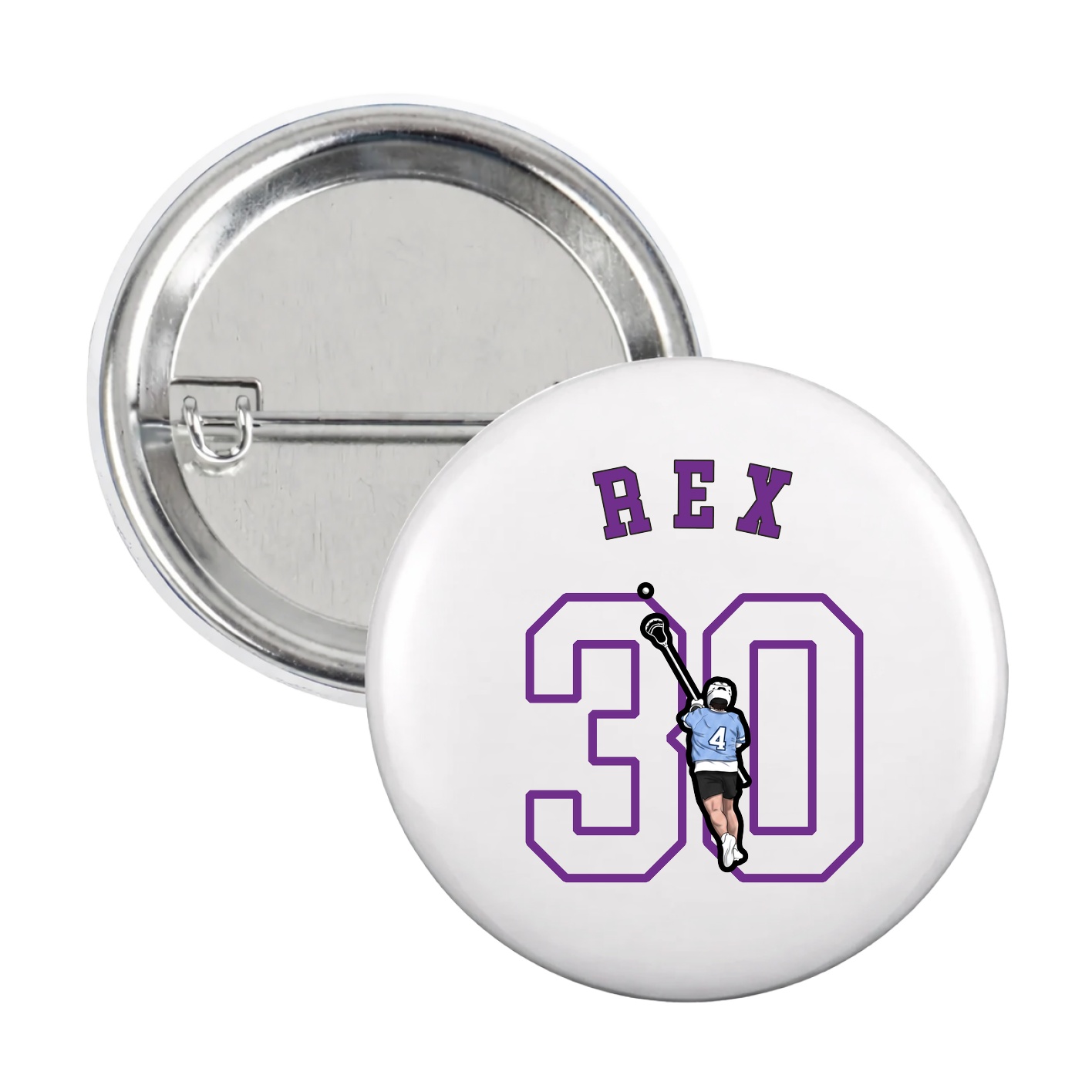 Game Day Button — Shirsey Arch in White