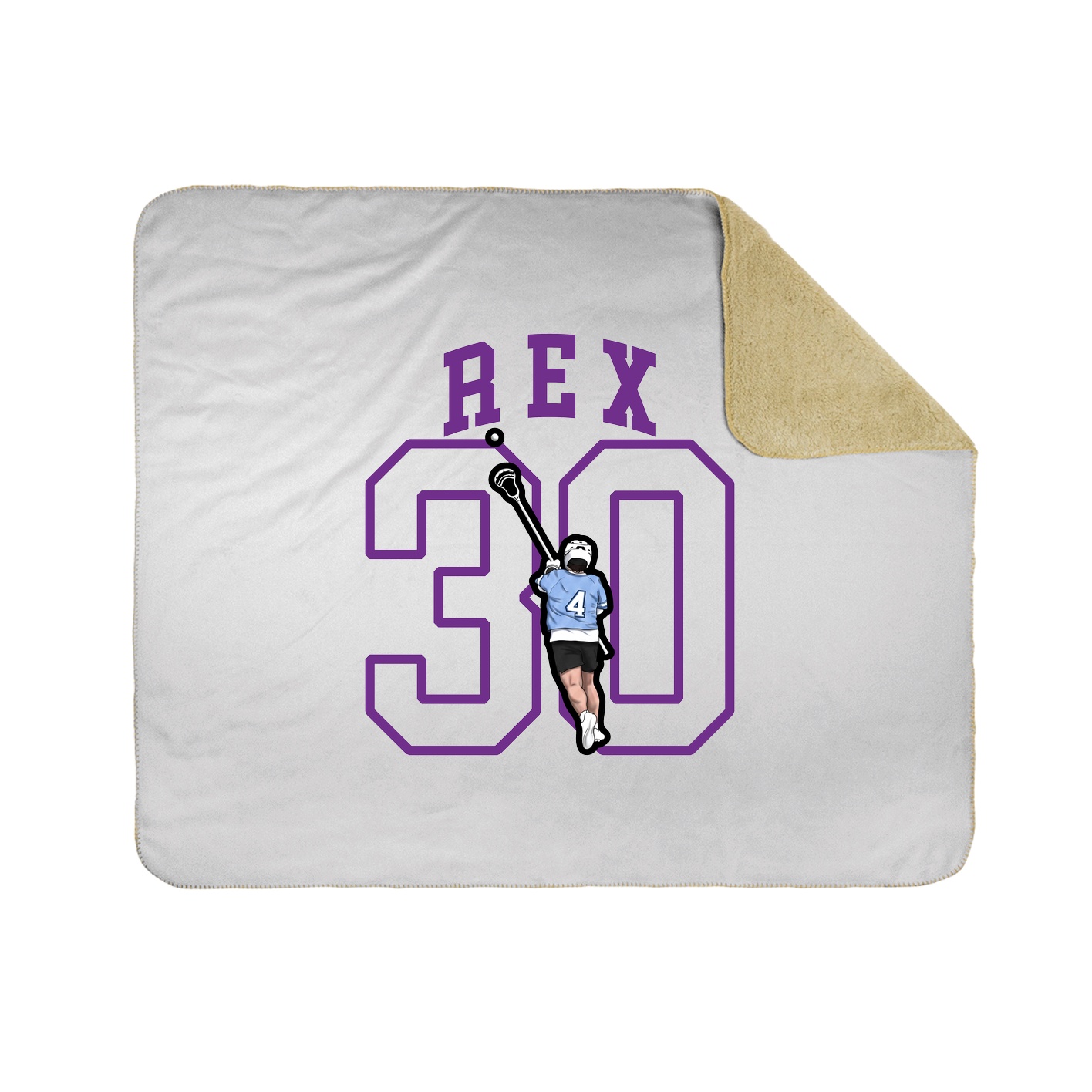 Throw Blanket — Shirsey in White