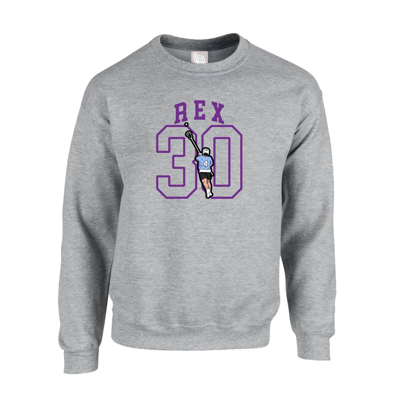 Fleece Crew — Shirsey in Grey