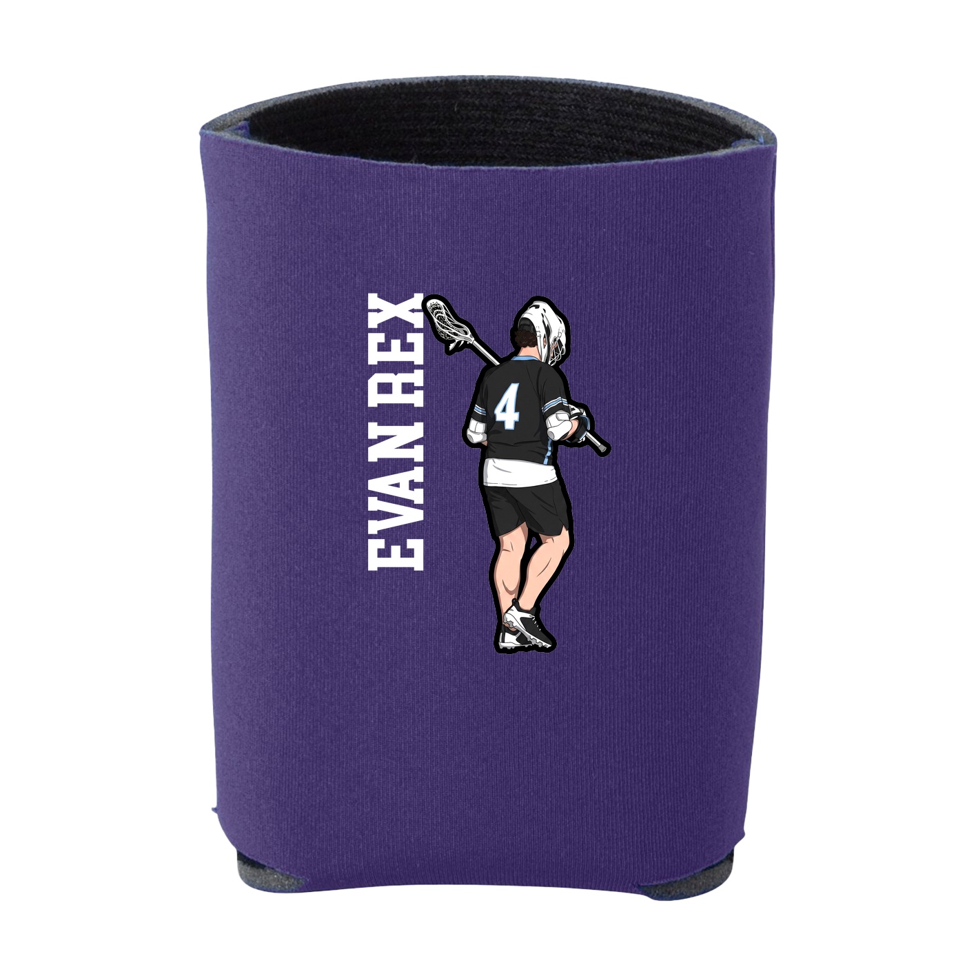 Can Holder — Name Vertical in Purple