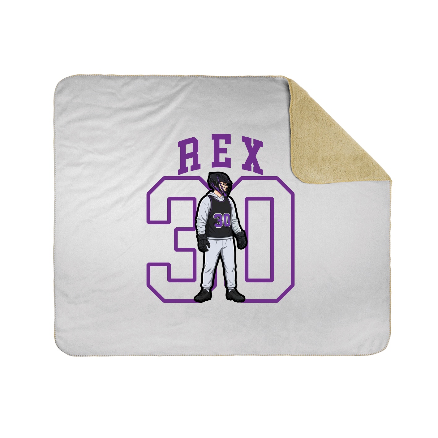 Throw Blanket — Shirsey in White