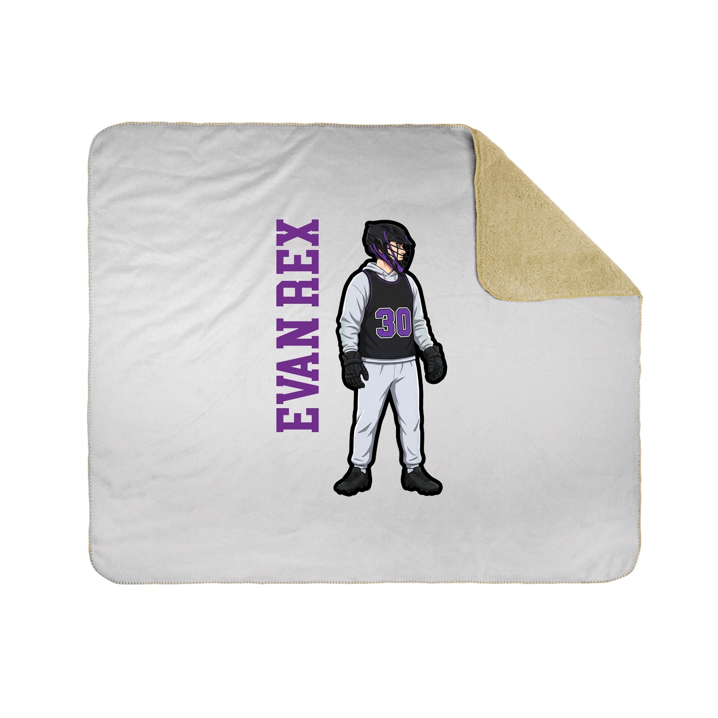 50x60 Sherpa Lined Throw Blanket
