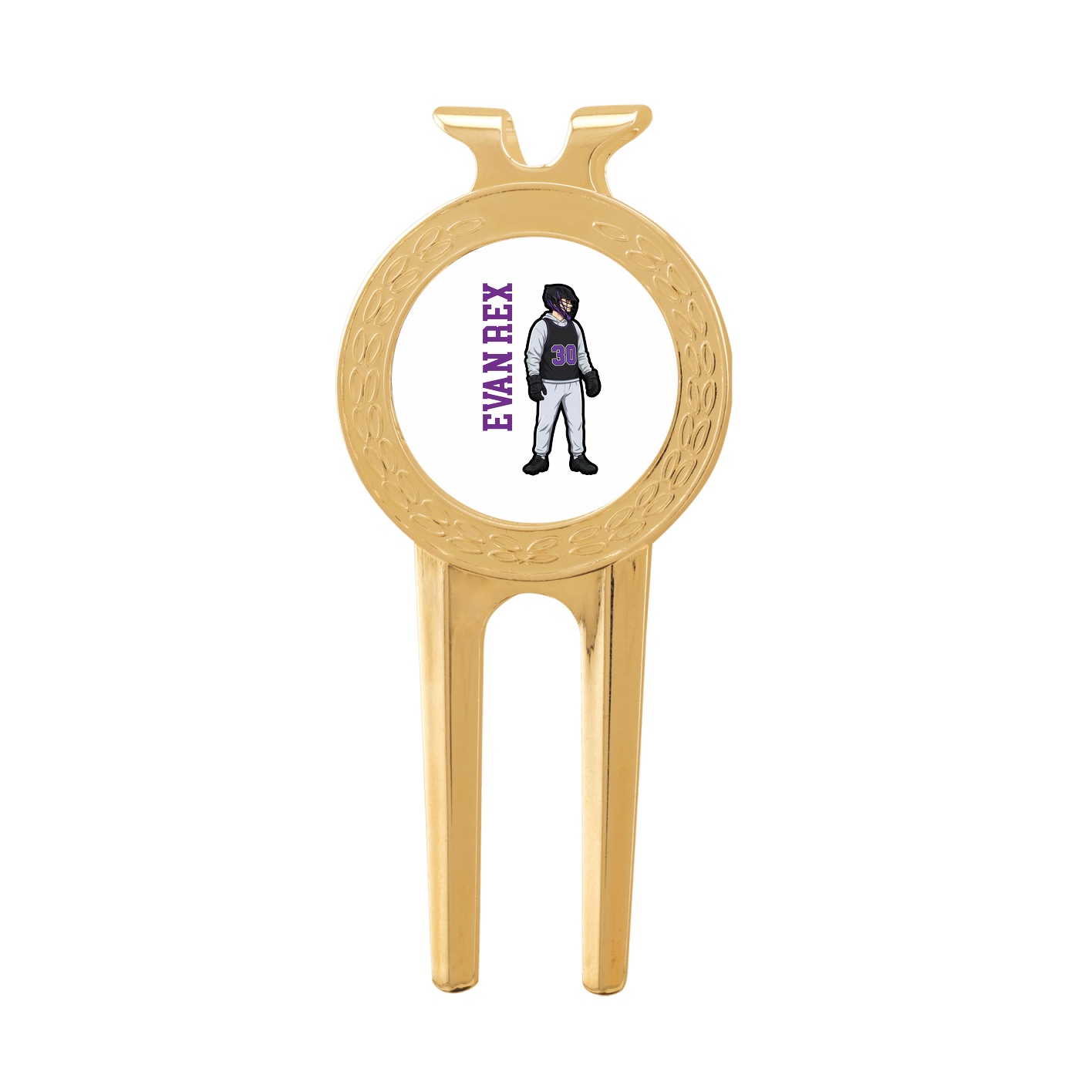 Divot Tool with Ball Marker — Name Vertical in Classic