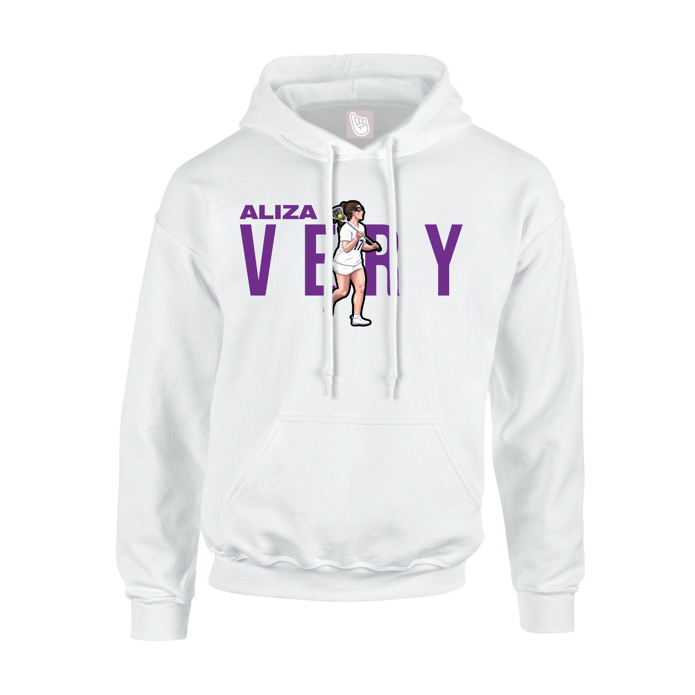 Hoodie — Player Name in White