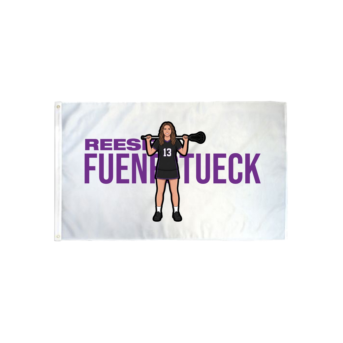 3x5 Flag — Player Name in Classic