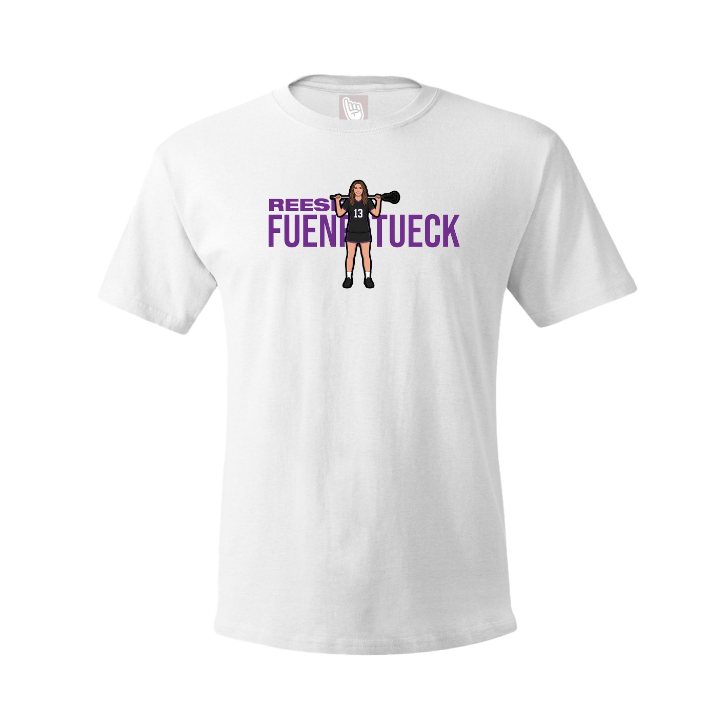 Youth Tee — Player Name in White