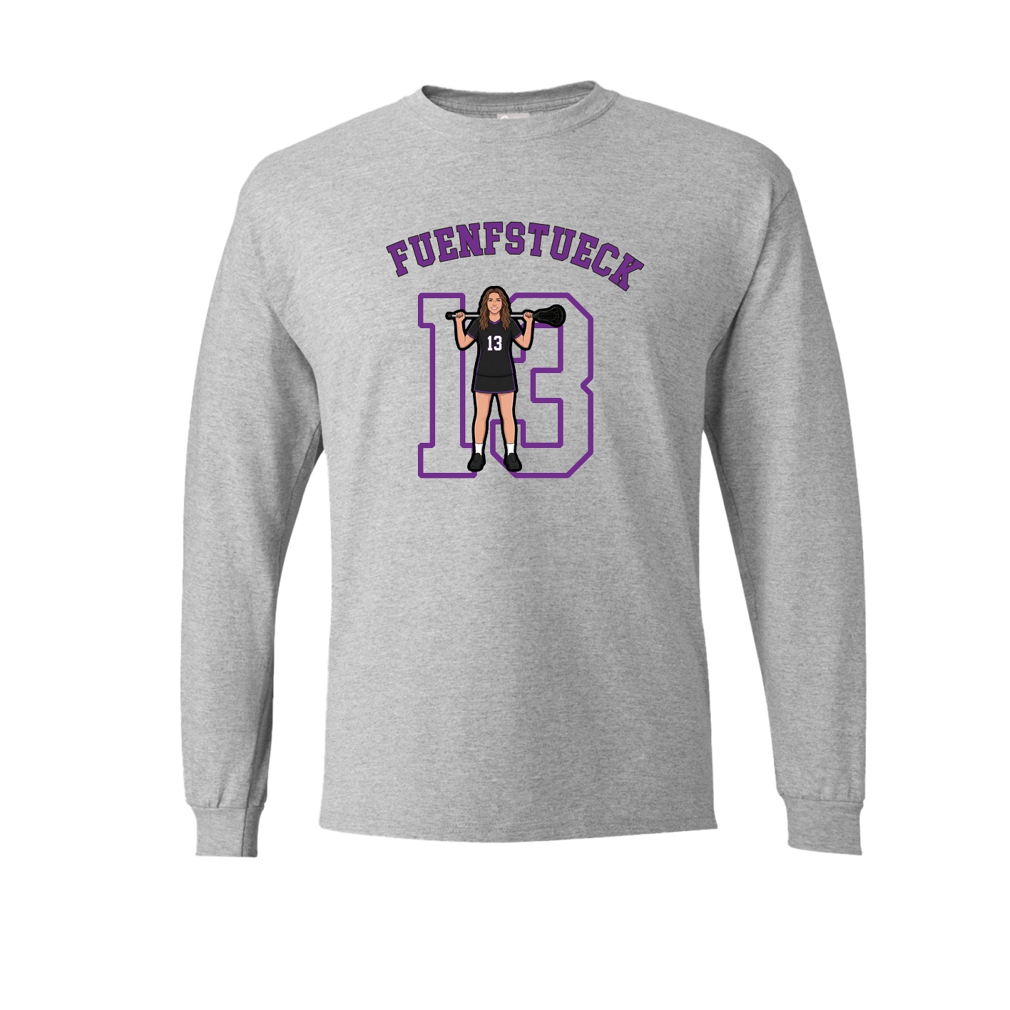 Long Sleeve Tee — Shirsey Arch in Grey