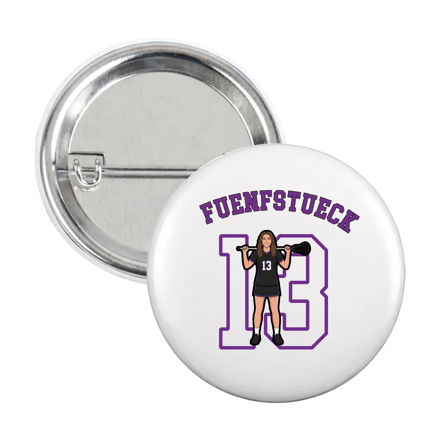 Game Day Button — Shirsey Arch in White