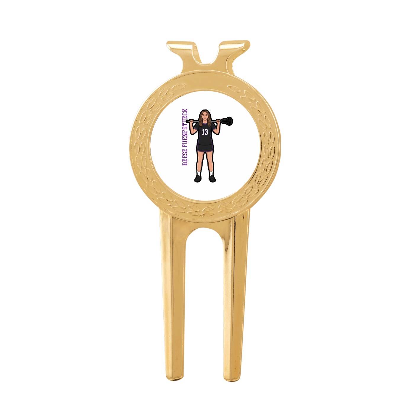 Divot Tool with Ball Marker — Name Vertical in Classic