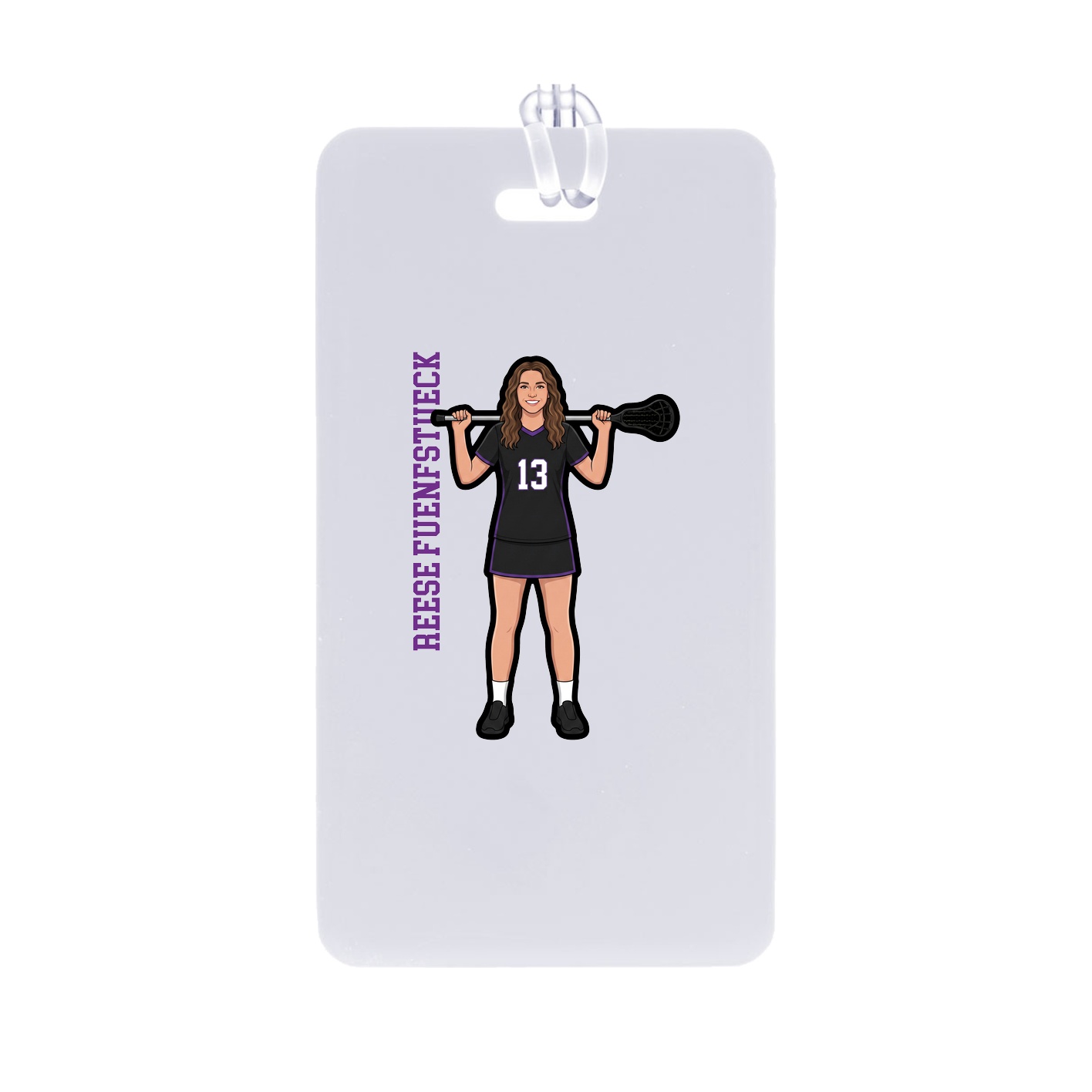 Bag Tag — Name Vertical in Classic