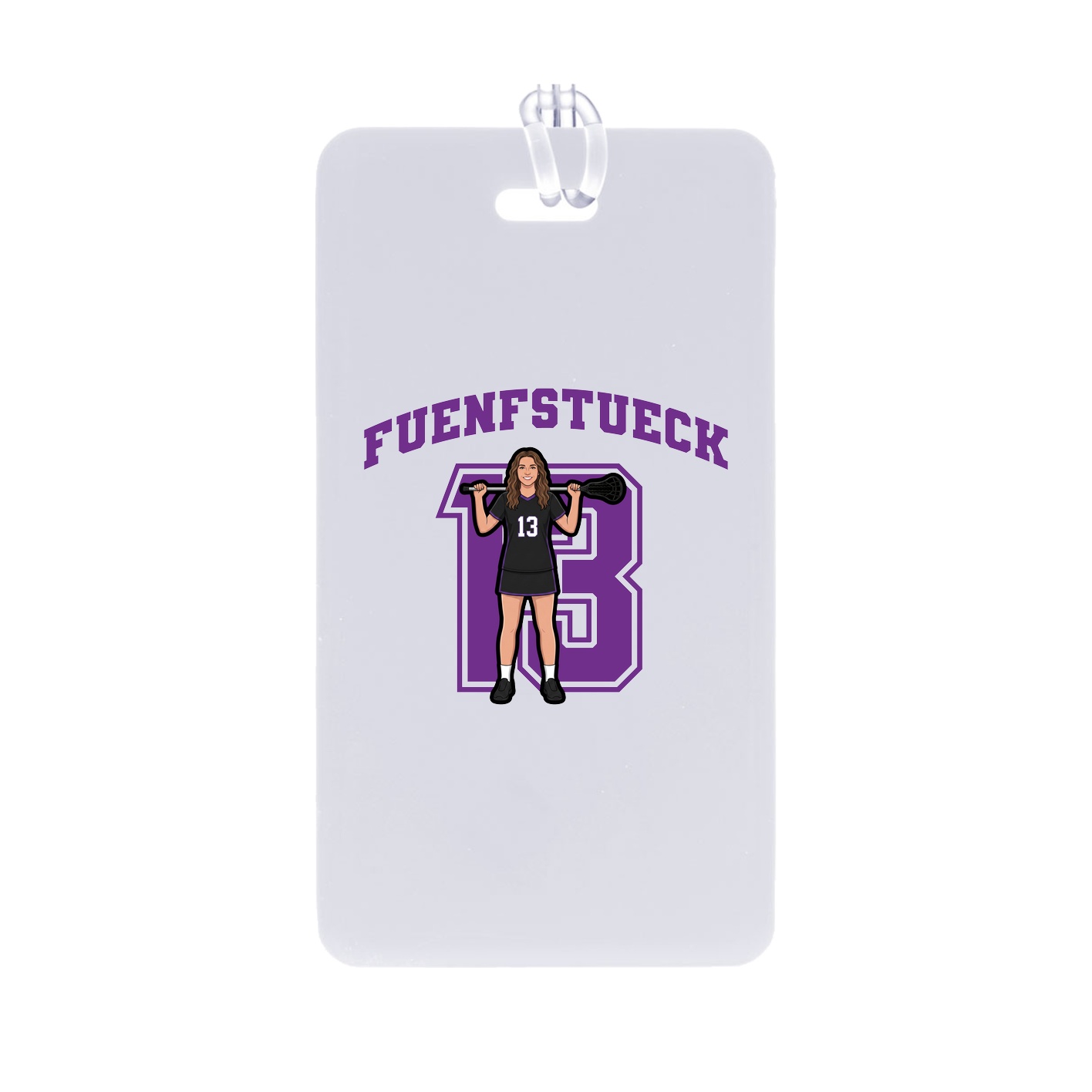 Bag Tag — Number in Classic