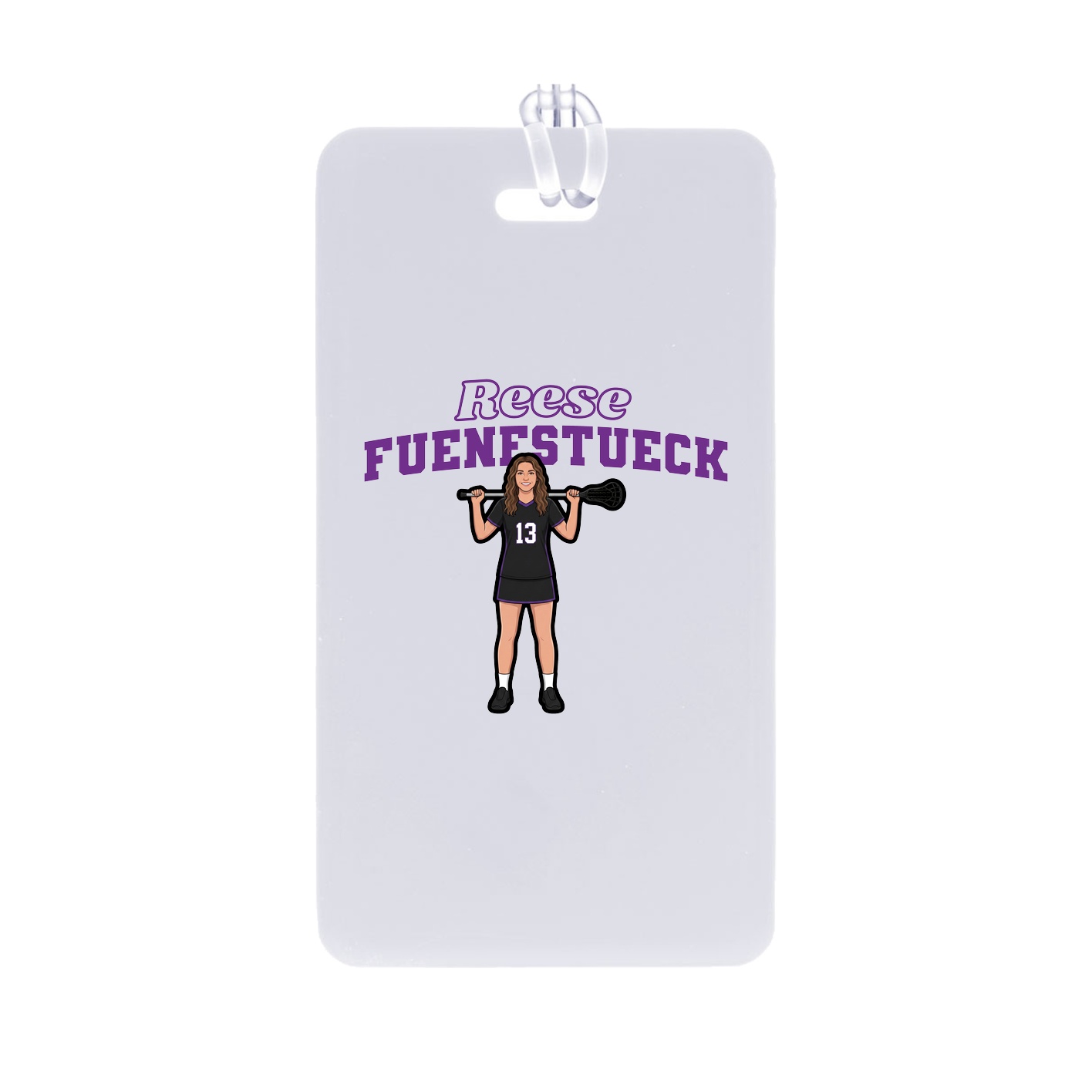 Bag Tag — Name Arch in Classic