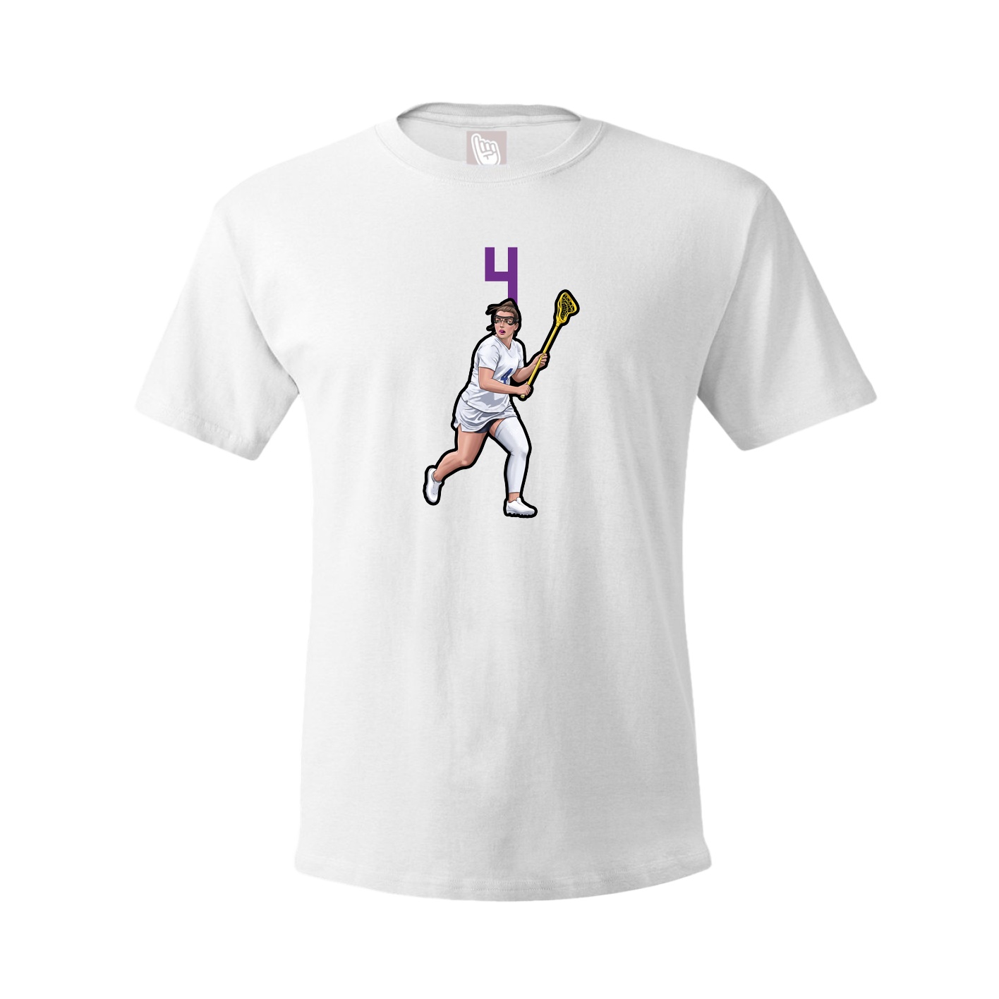 Tee — Number Top in White