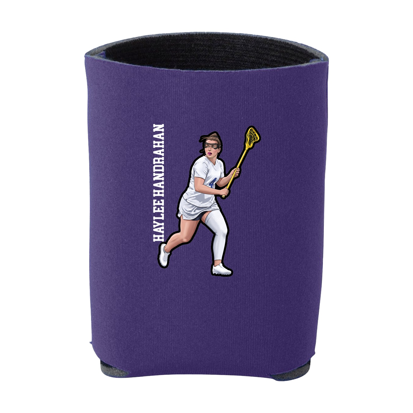 Can Holder — Name Vertical in Purple