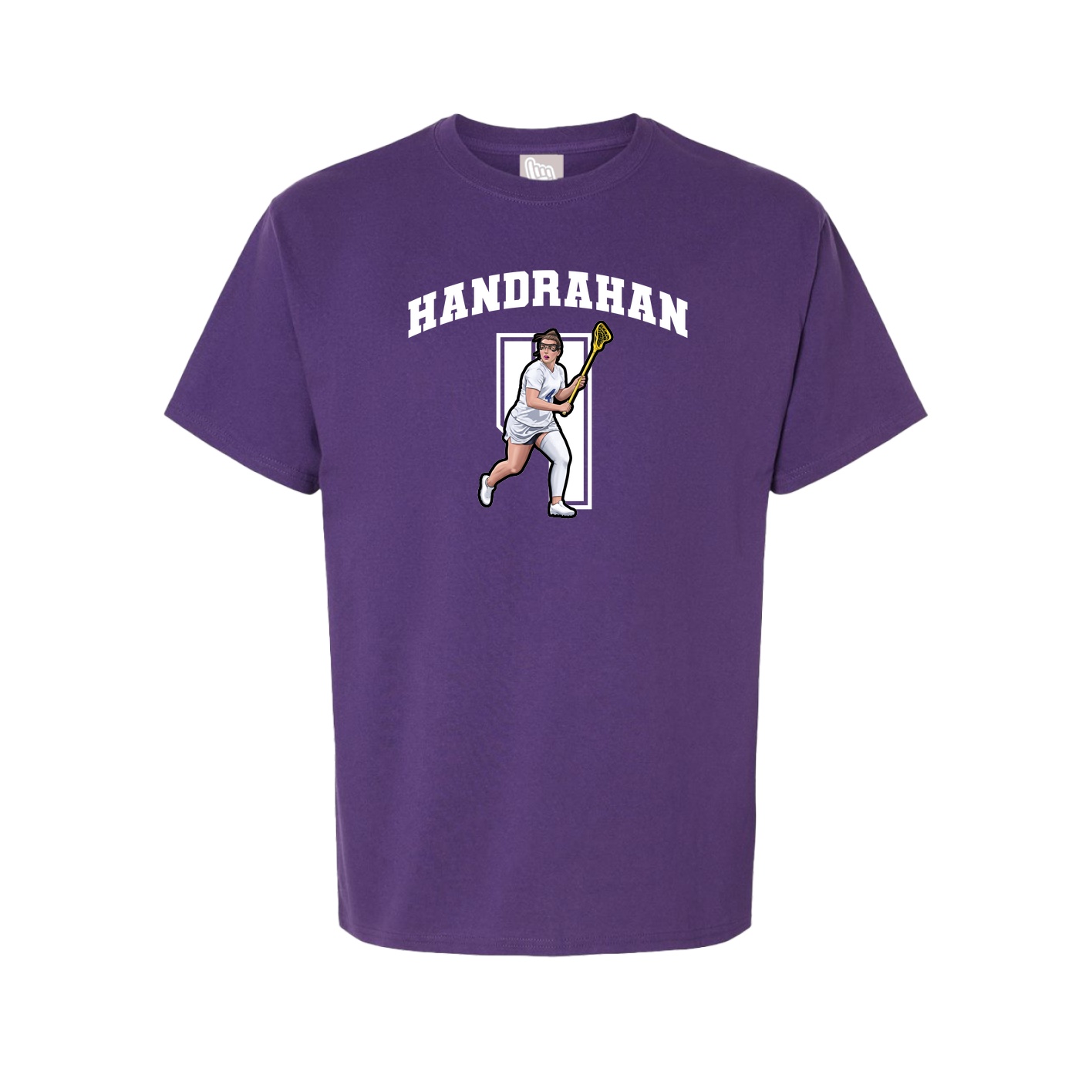 Youth Tee — Number in Purple
