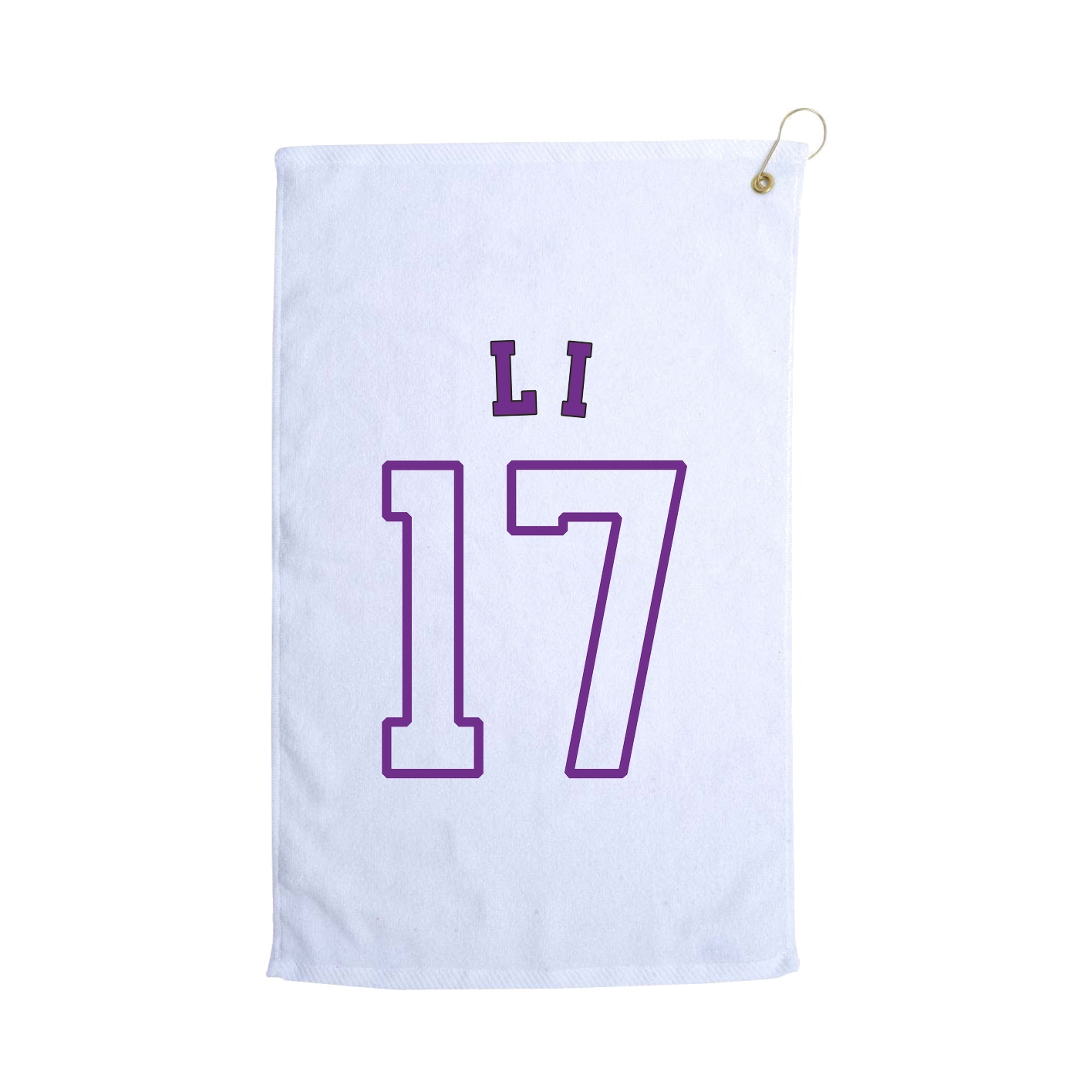 Golf Towel — Shirsey Arch in White