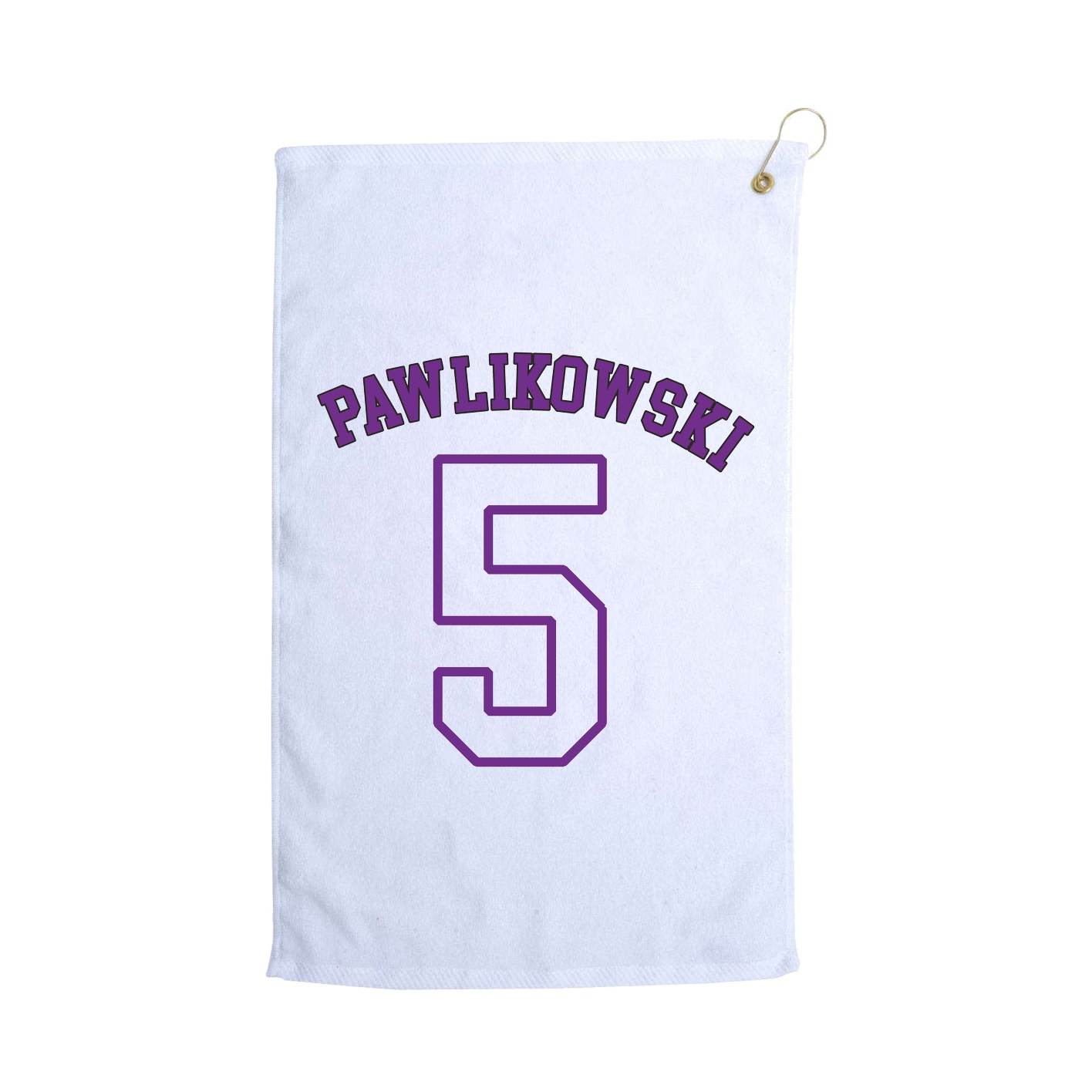 Golf Towel — Shirsey Arch in White