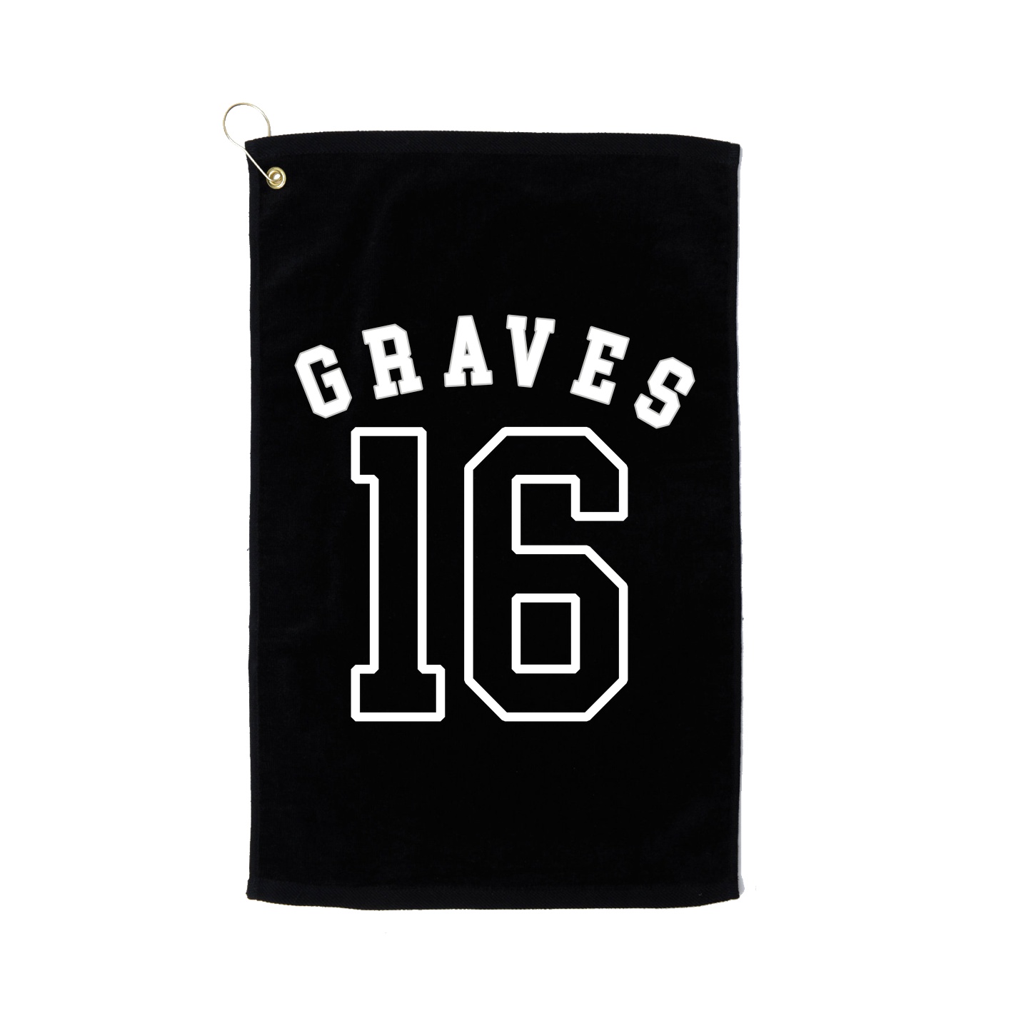 Golf Towel — Shirsey Arch in Black