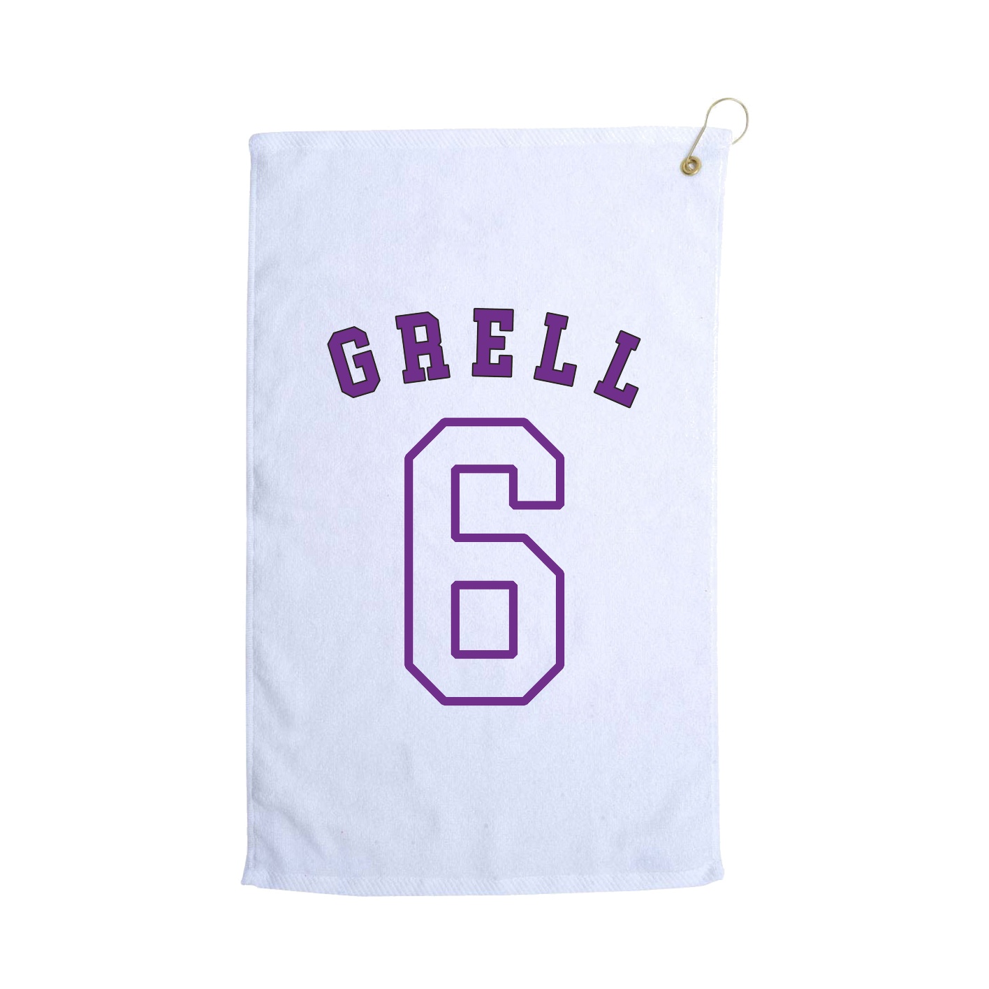 Golf Towel — Shirsey Arch in White