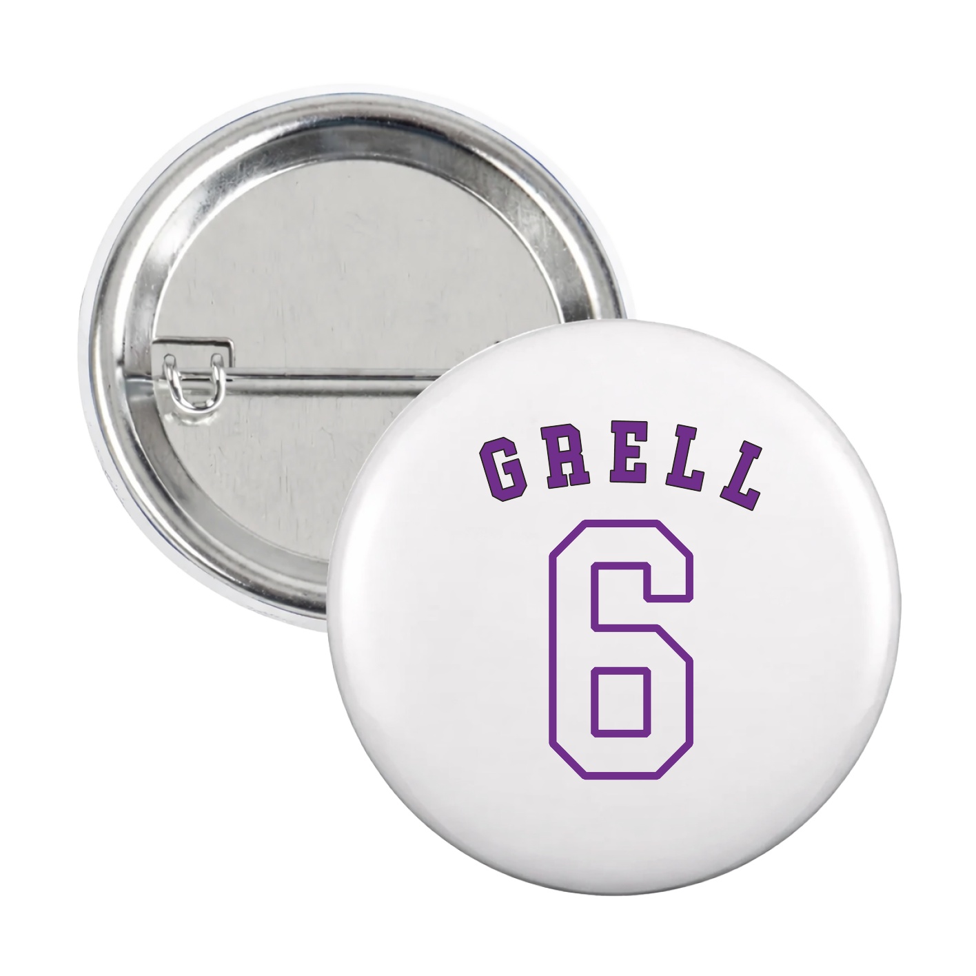 Game Day Button — Shirsey Arch in White