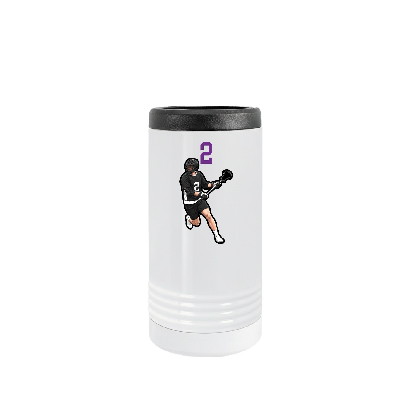 Slim Beverage Holder — Number Top in White